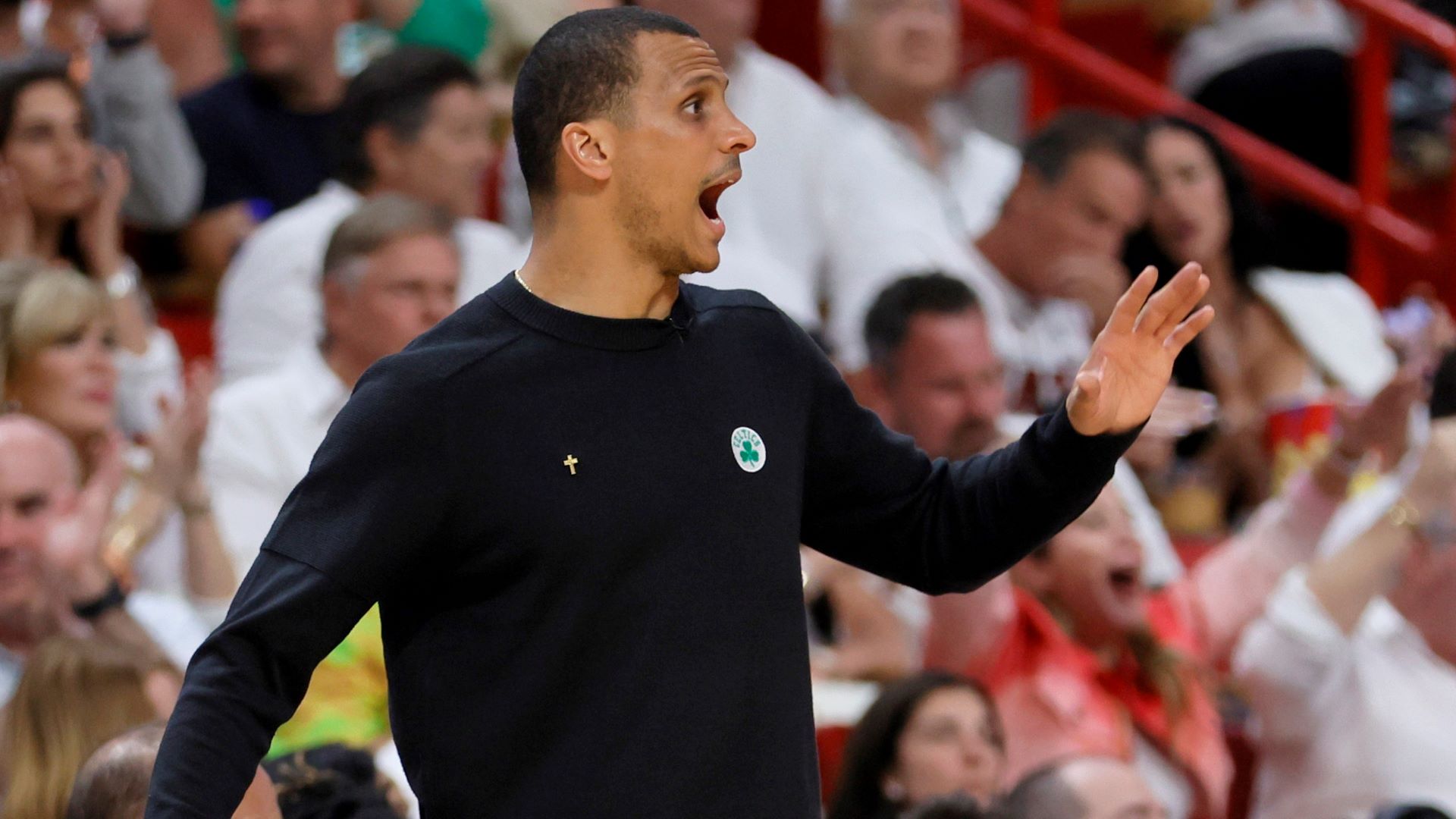 Boston Celtics head coach Joe Mazzulla