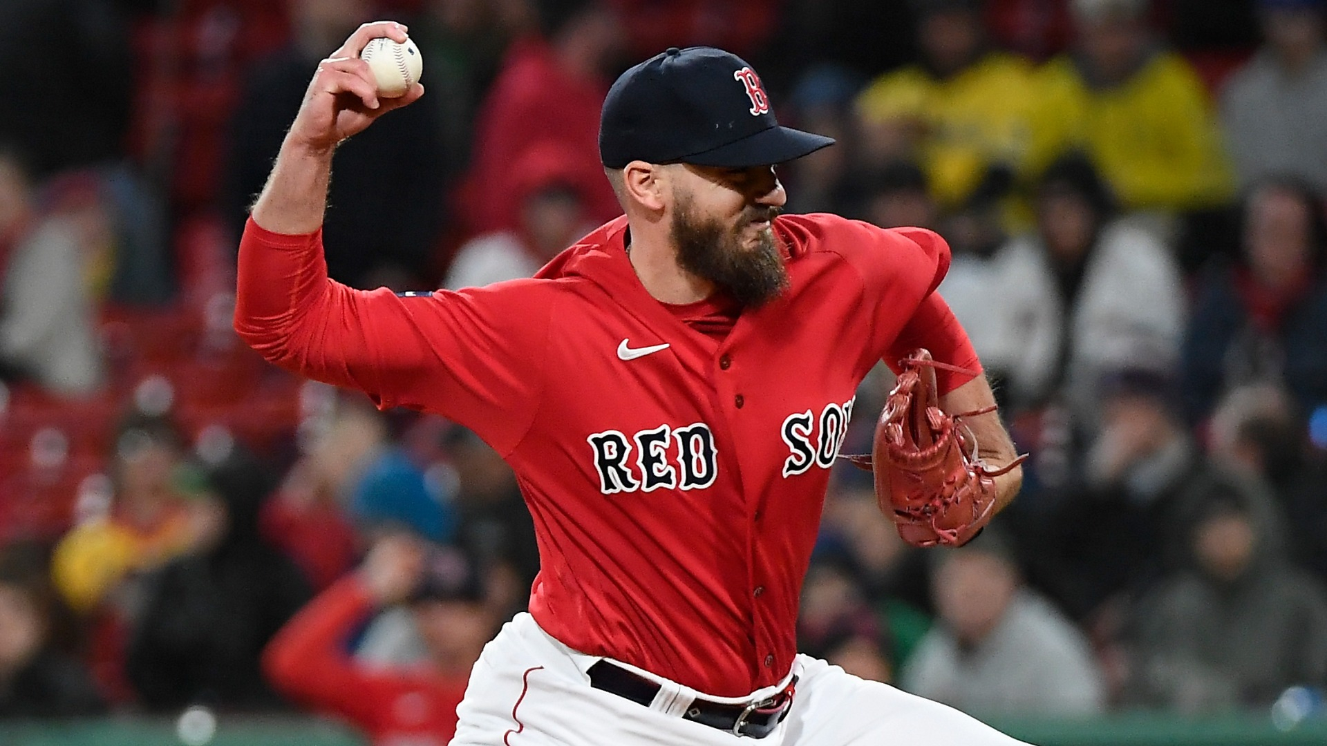 Boston Red Sox relief pitcher John Schreiber