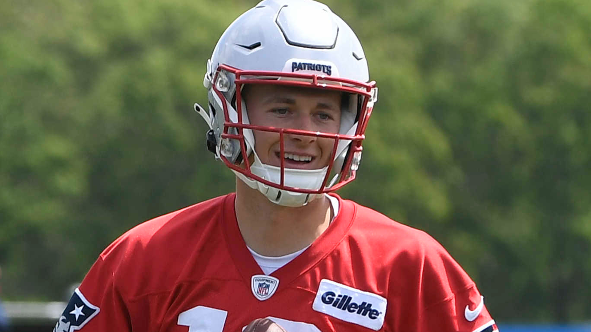 New England Patriots quarterback Mac Jones