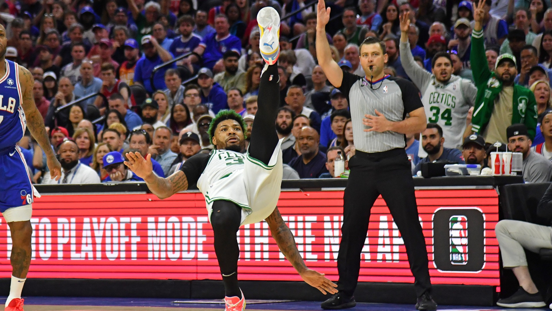 Boston Celtics point guard Marcus Smart