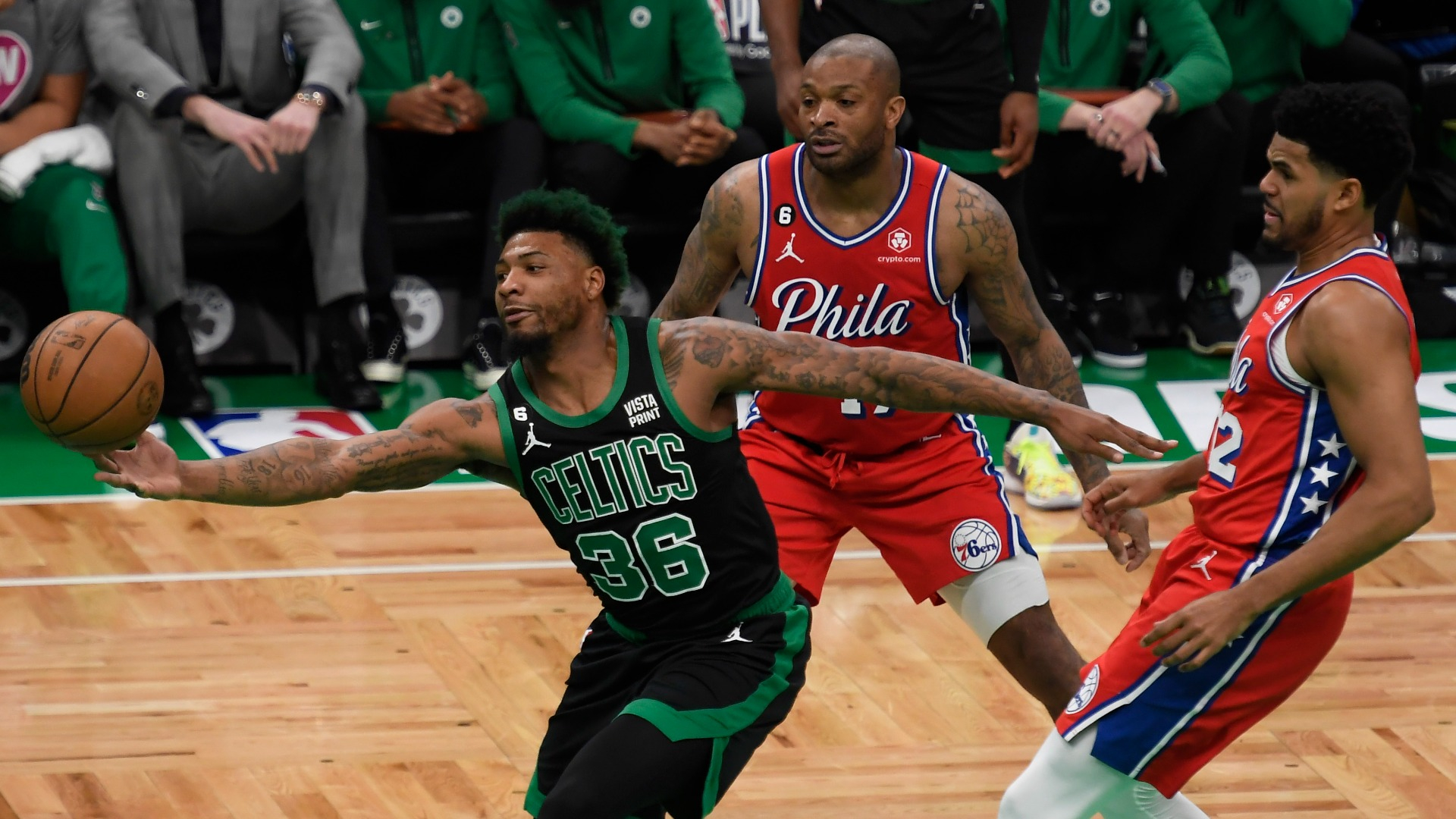 Boston Celtics guard Marcus Smart