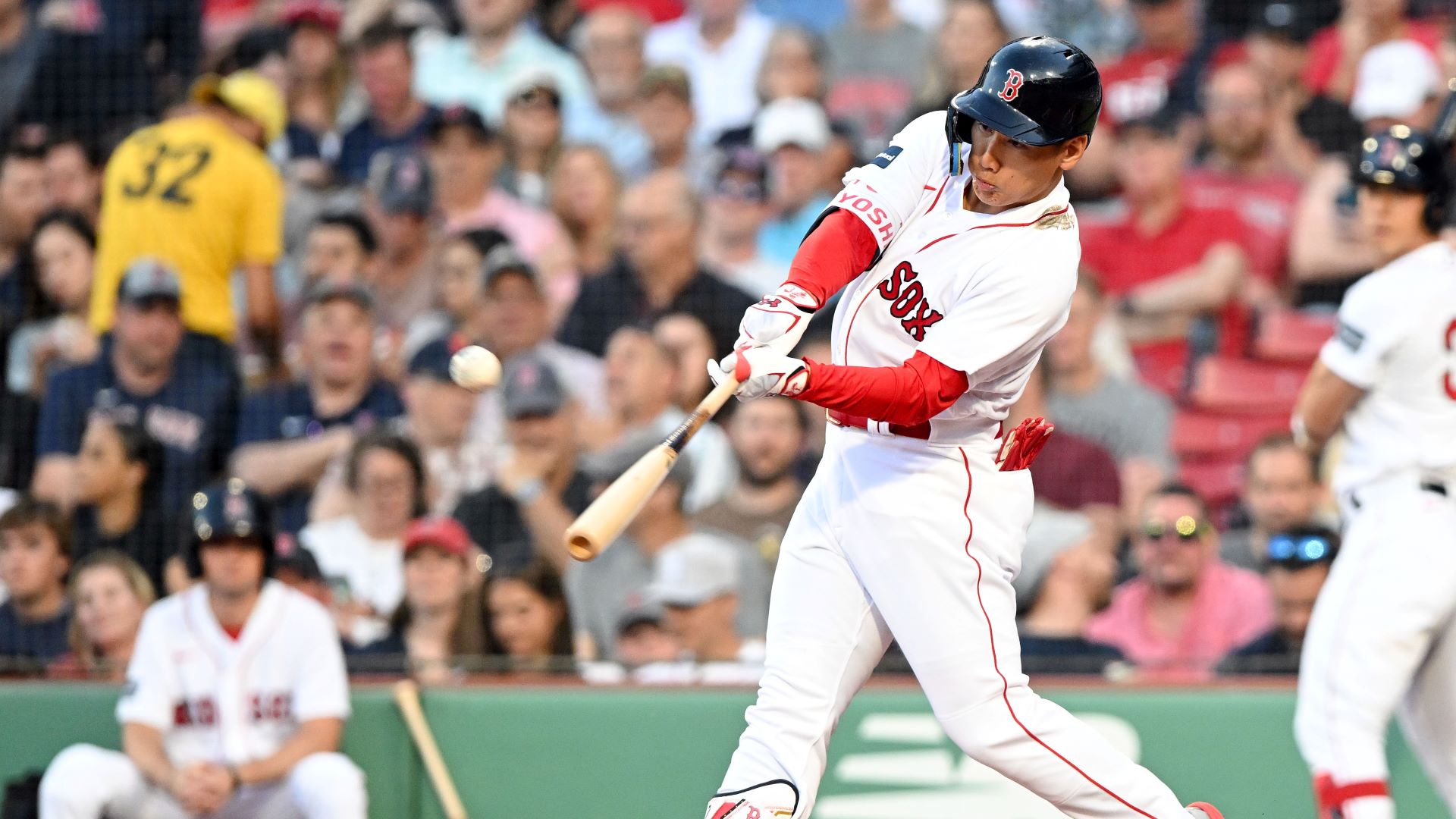 Boston Red Sox outfielder Masataka Yoshida
