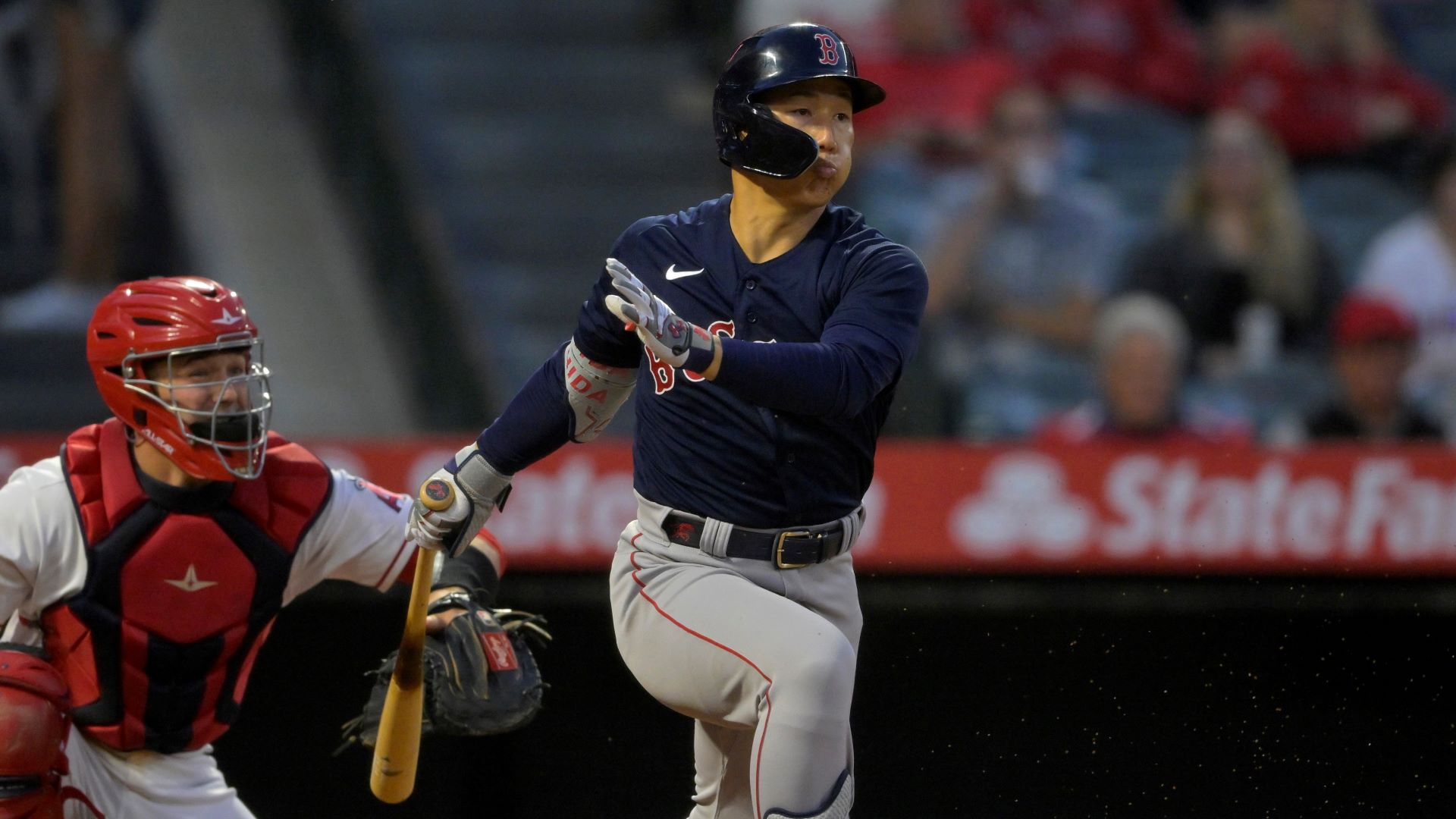 Boston Red Sox outfielder Masataka Yoshida