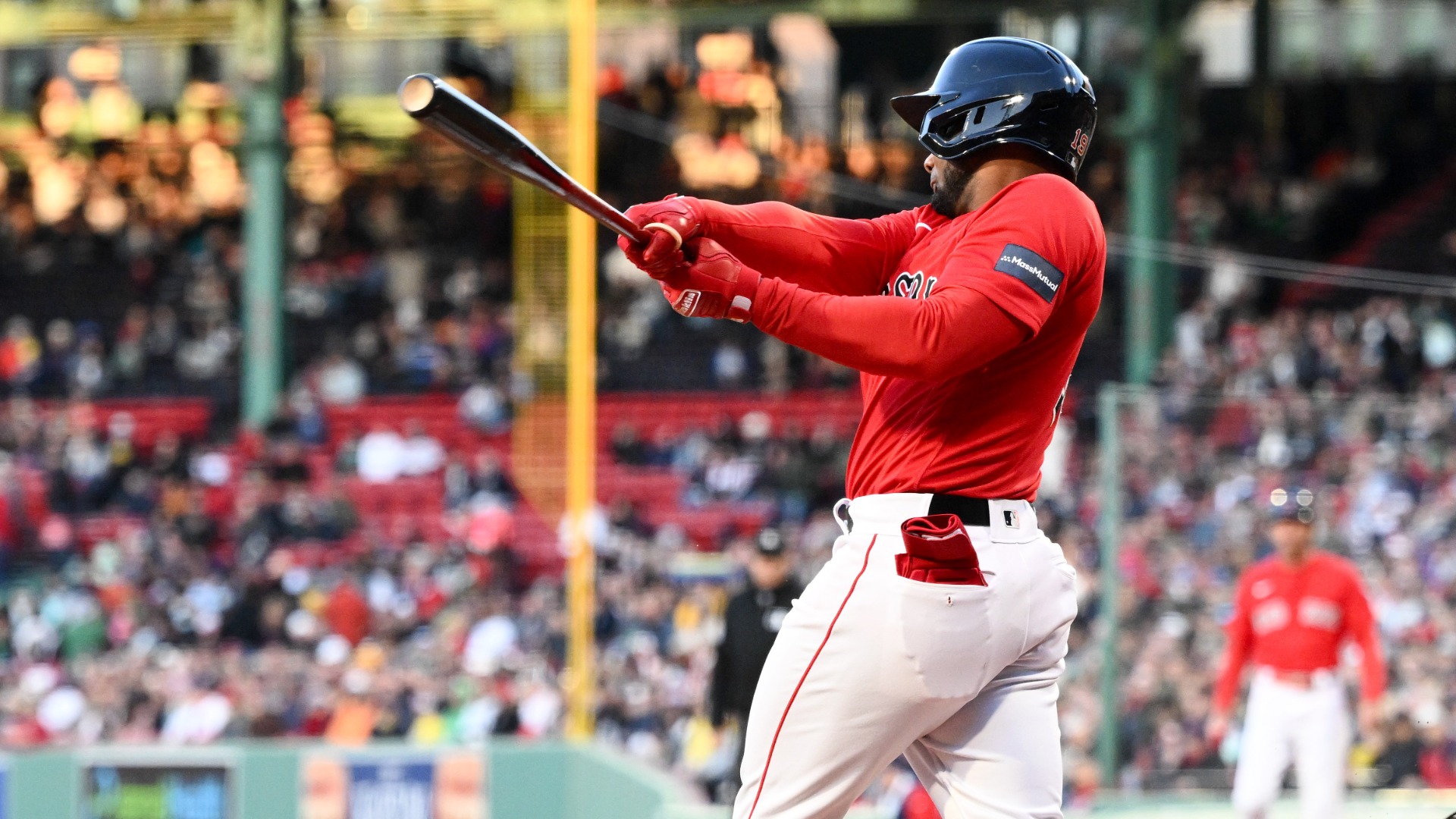 Boston Red Sox infielder Pablo Reyes