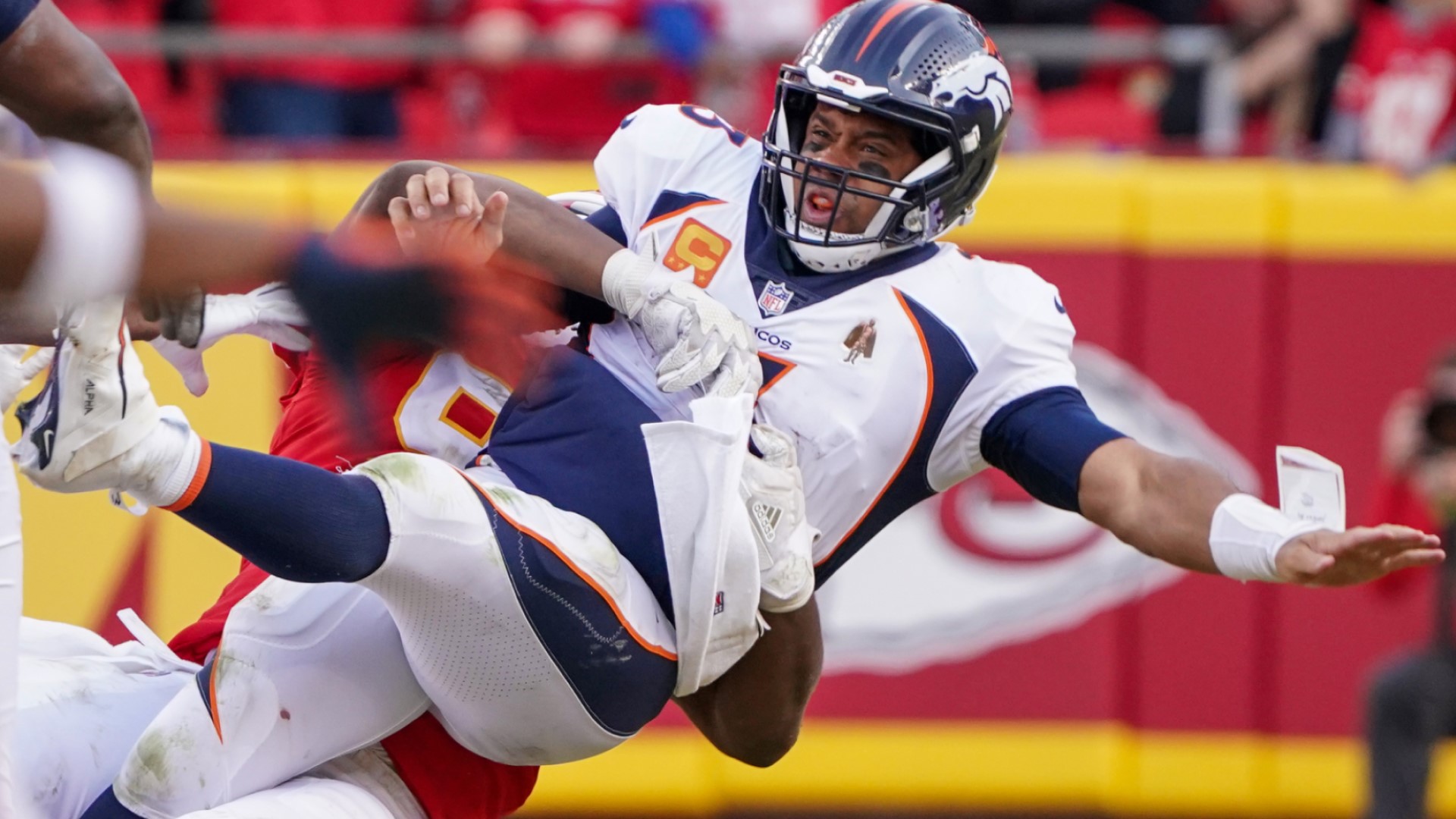 Denver Broncos quarterback Russell Wilson