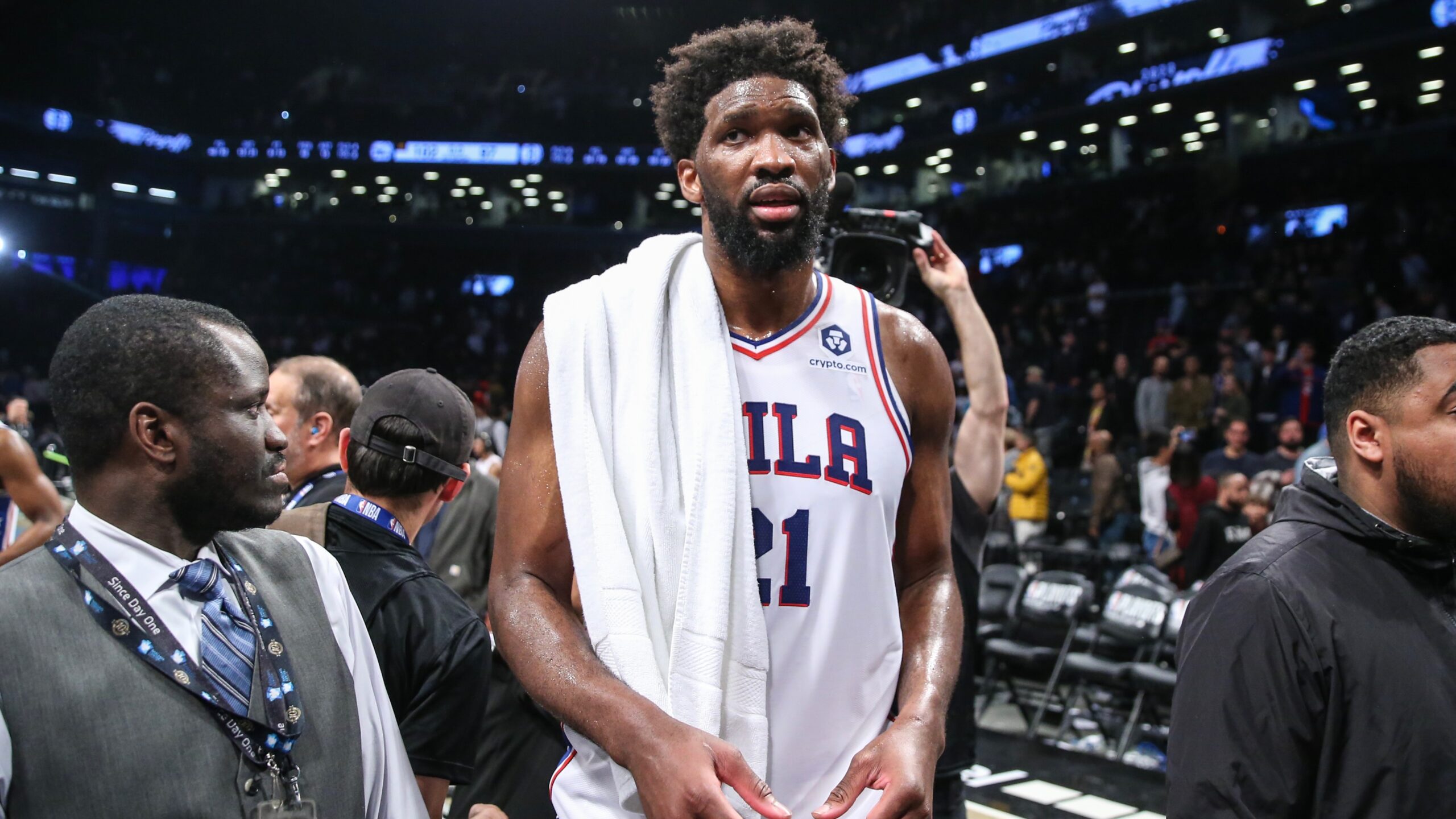 NBA: Playoffs-Philadelphia 76ers at Brooklyn Nets