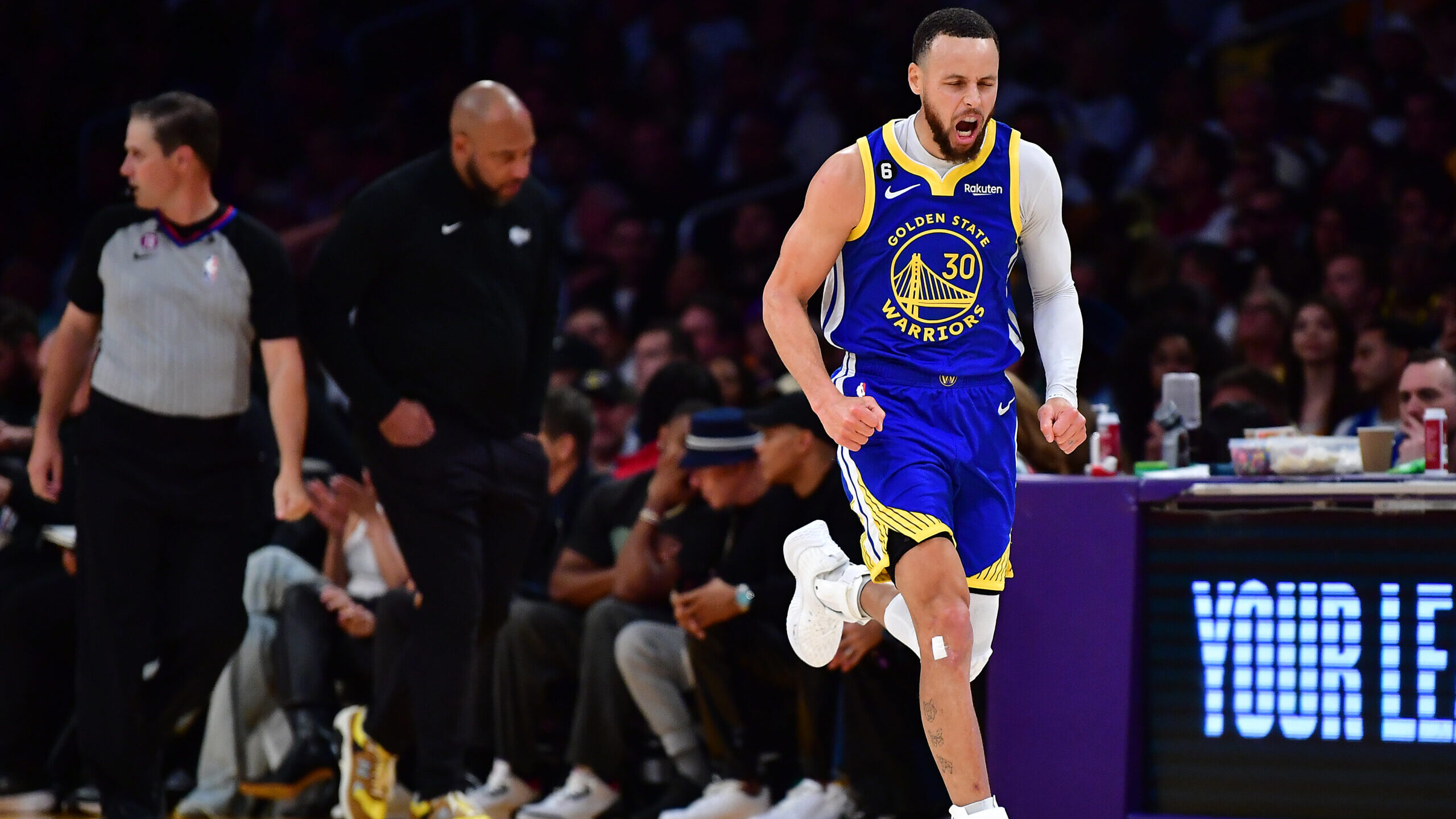 NBA: Playoffs-Golden State Warriors at Los Angeles Lakers