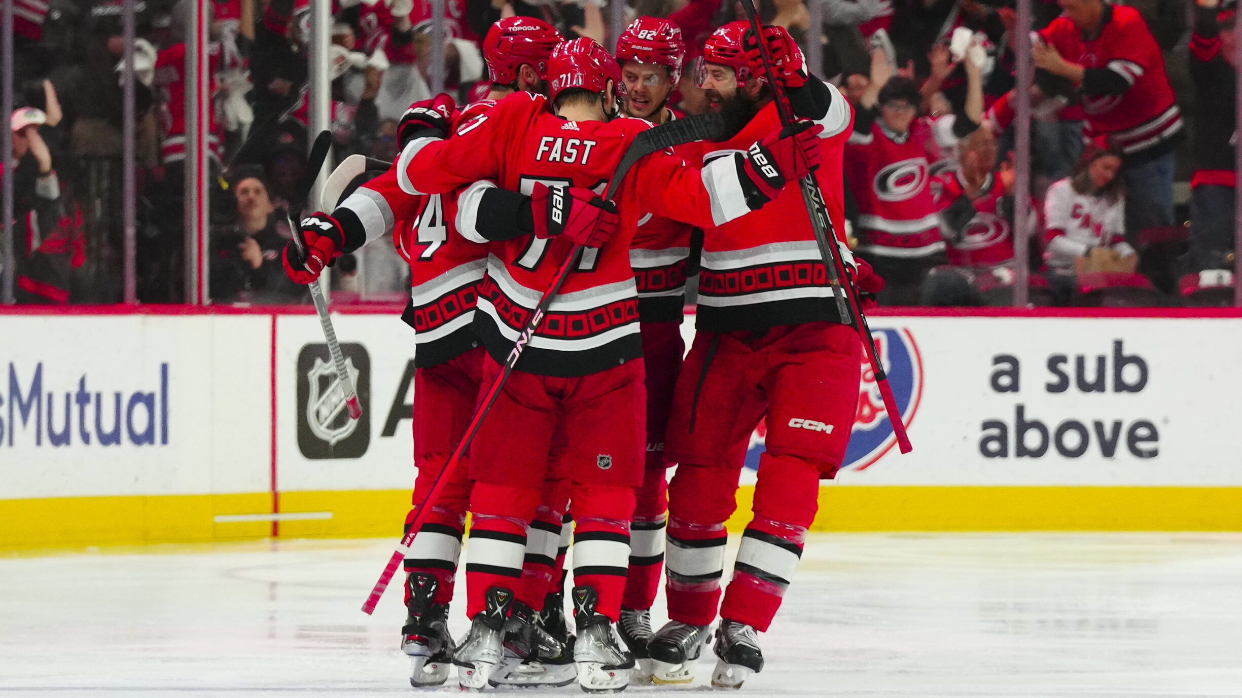 NHL: Stanley Cup Playoffs-New Jersey Devils at Carolina Hurricanes