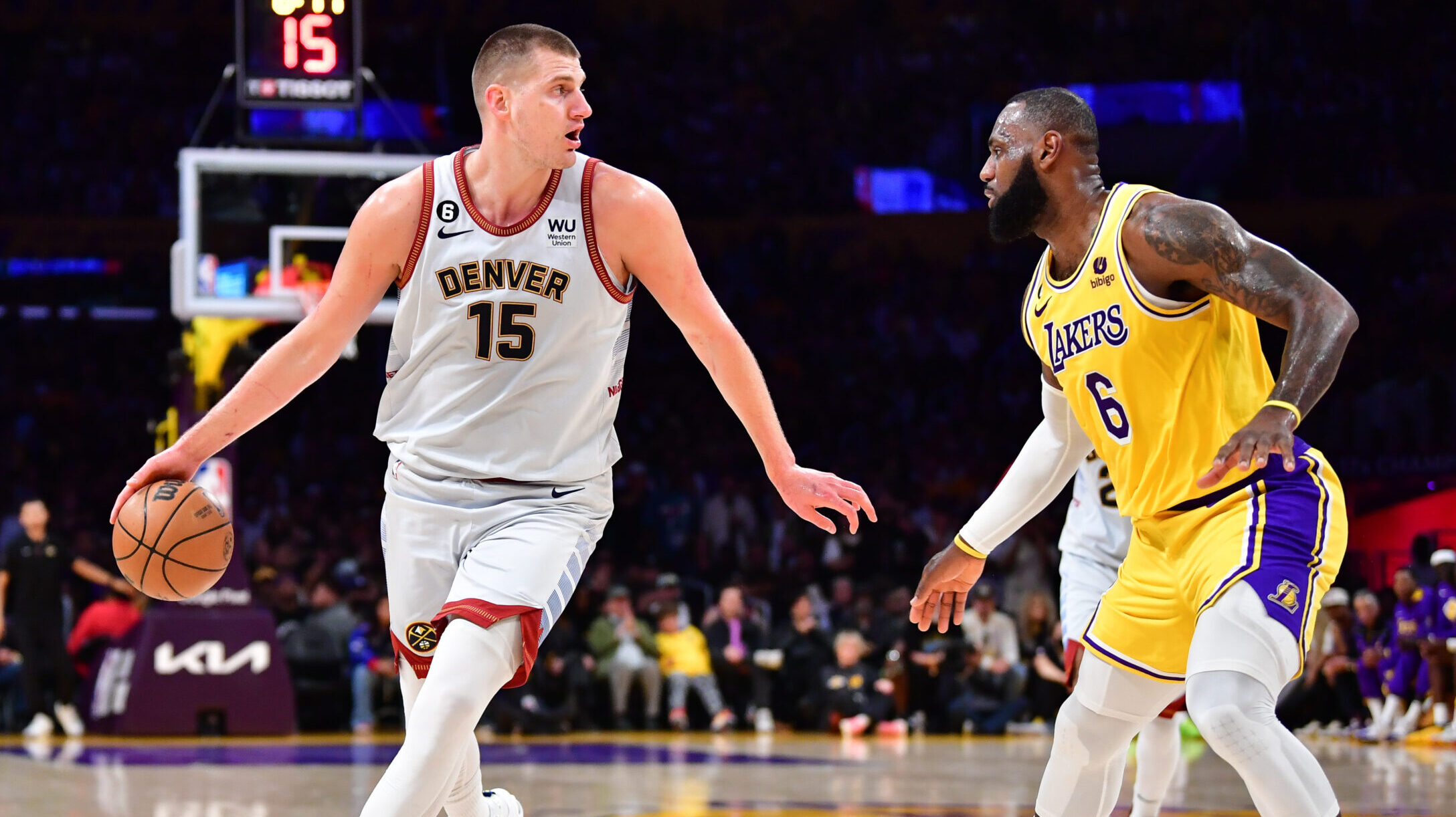 NBA: Playoffs-Denver Nuggets at Los Angeles Lakers