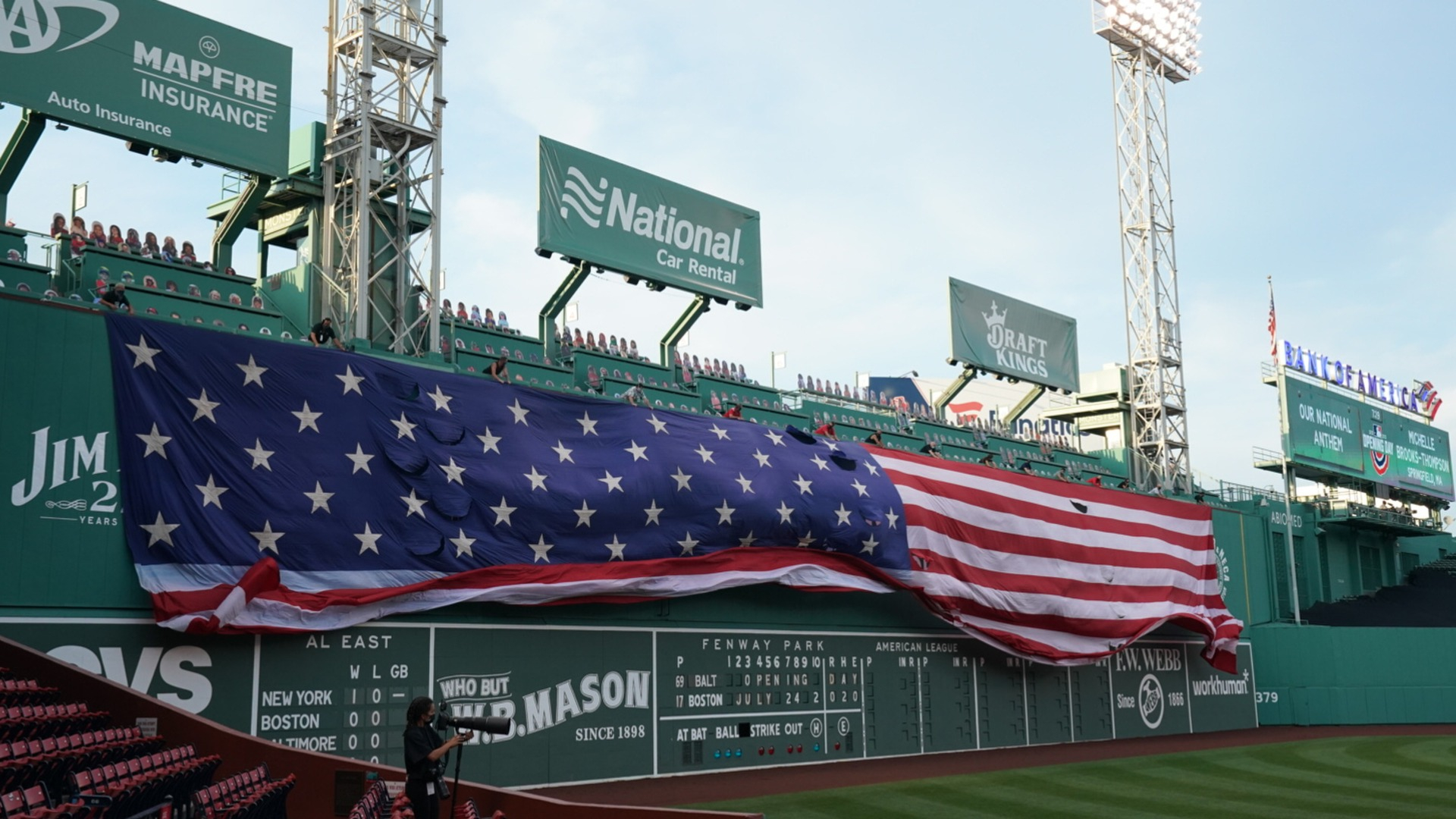 Fenway Park, home of the Boston Red Sox