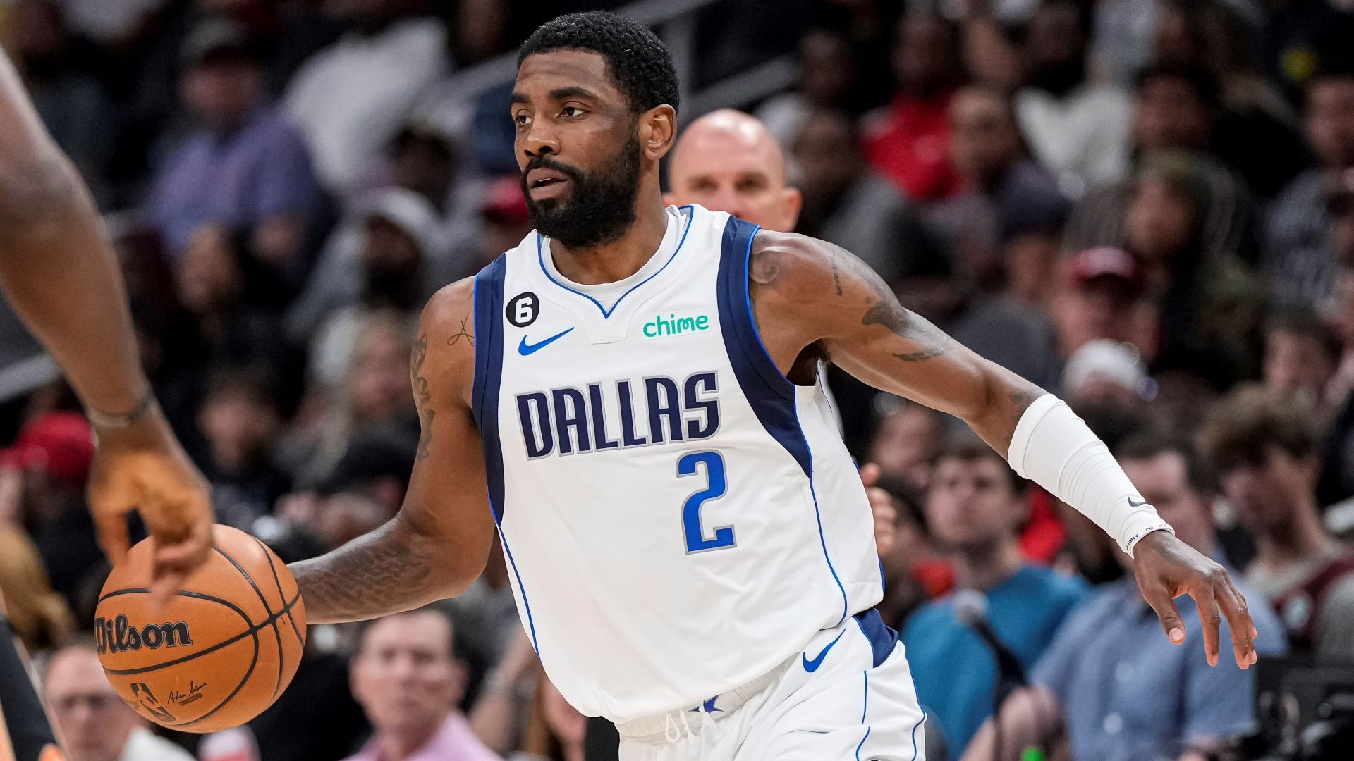 Dallas Mavericks guard Kyrie Irving