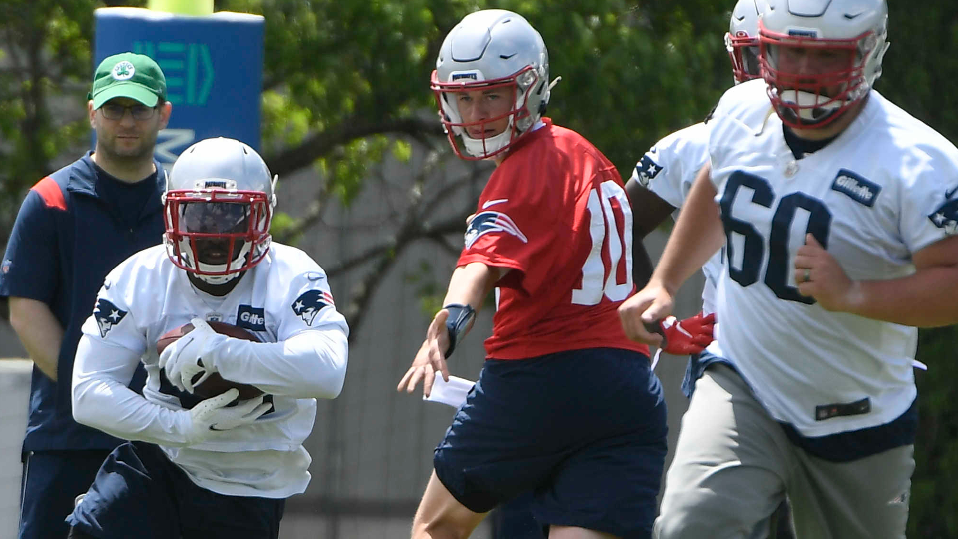 New England Patriots quarterback Mac Jones