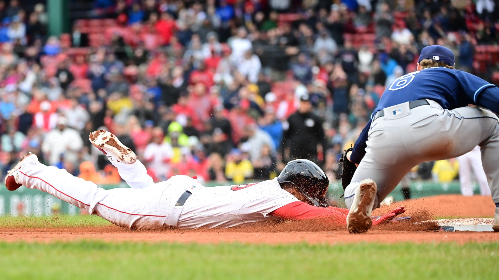Boston Red Sox infielder Pablo Reyes