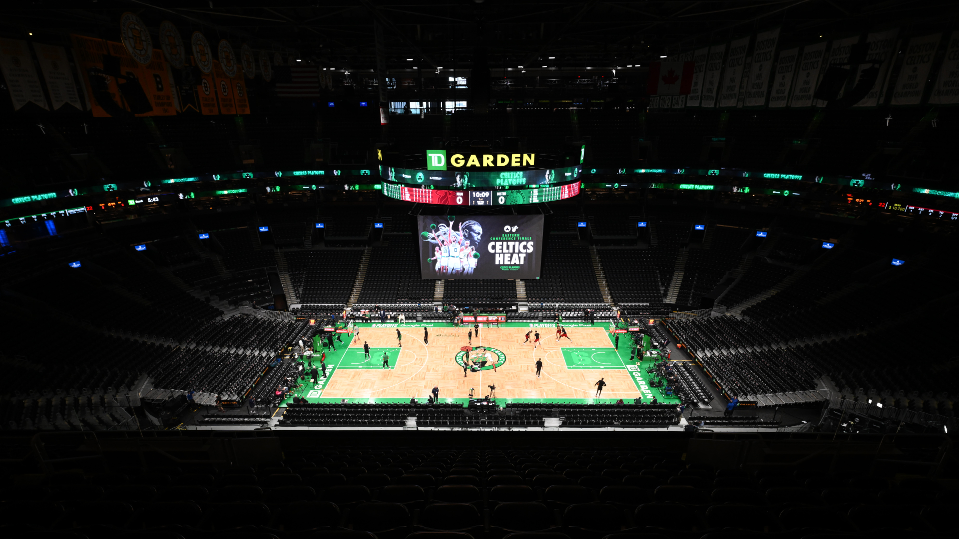 TD Garden, home of the Boston Celtics