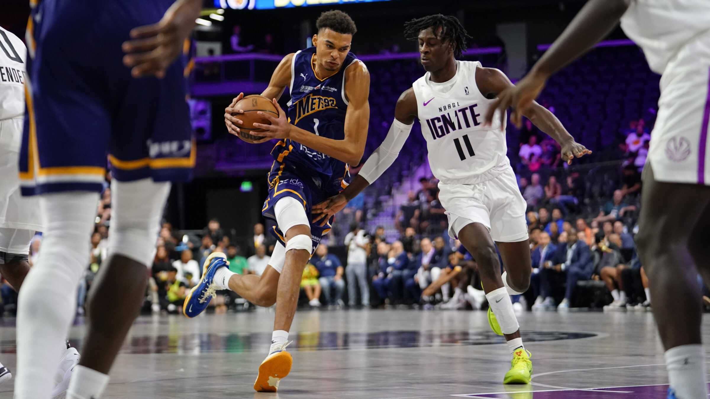 NBA: G League-Boulogne-Levallois Metropolitans at Ignite