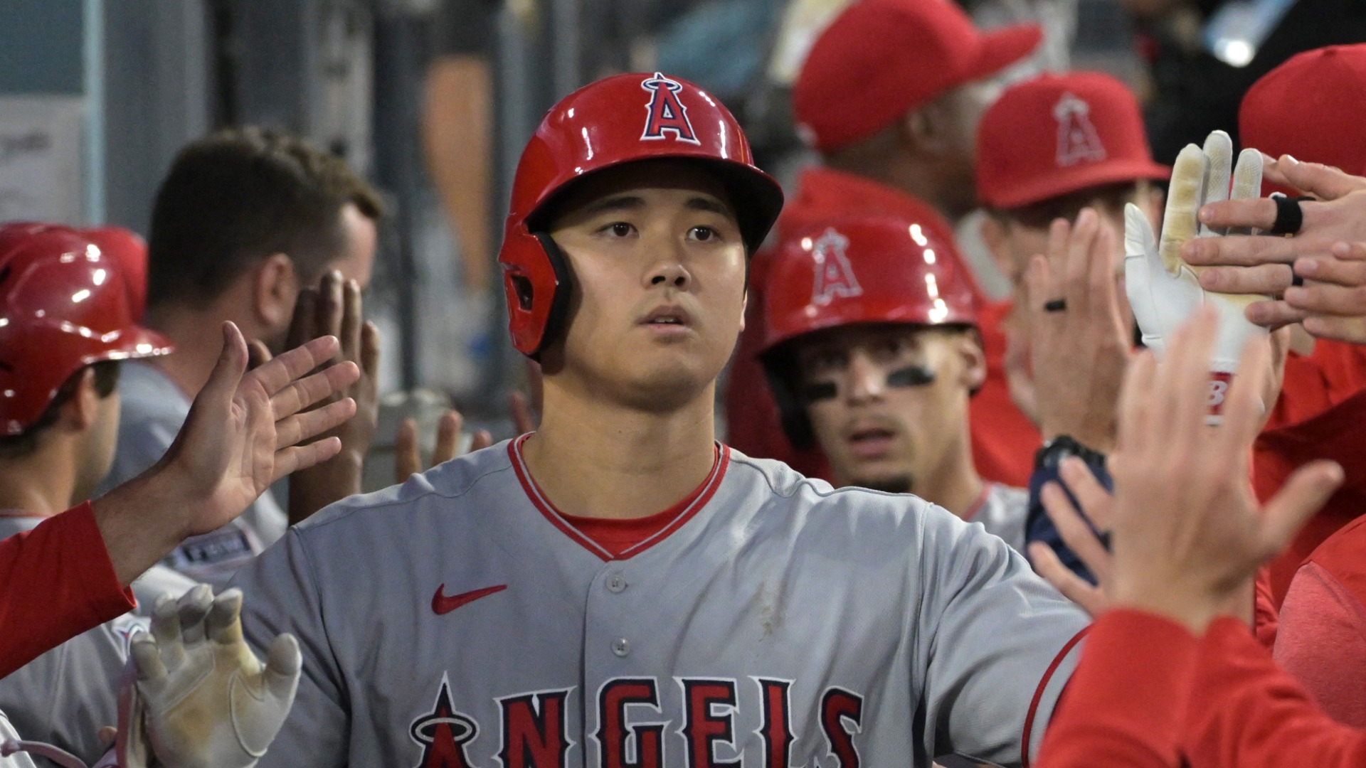 Los Angeles Angels designated hitter Shohei Ohtani
