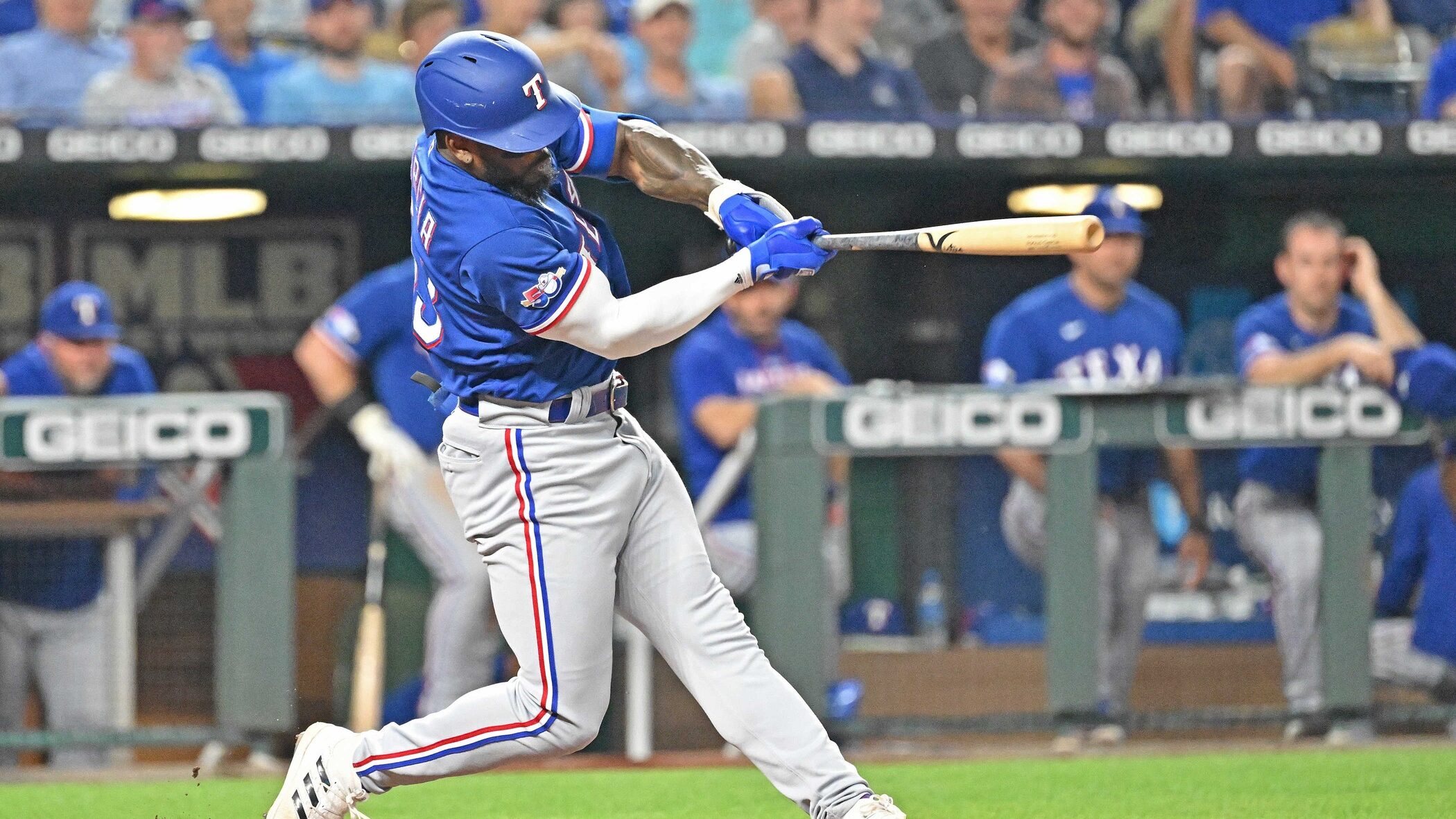 MLB: Texas Rangers at Kansas City Royals