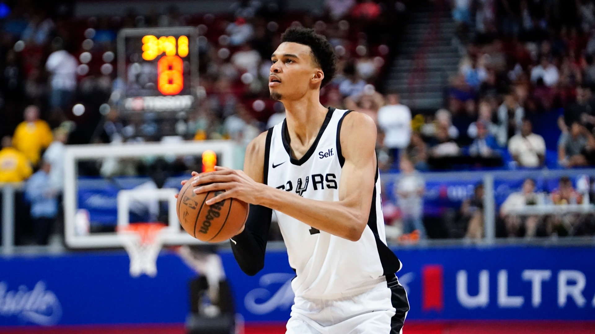 San Antonio Spurs forward Victor Wembanyama