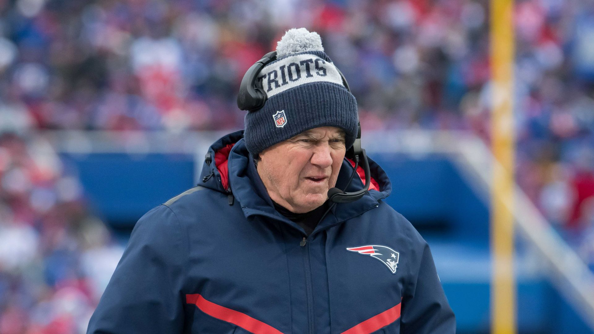 New England Patriots head coach Bill Belichick