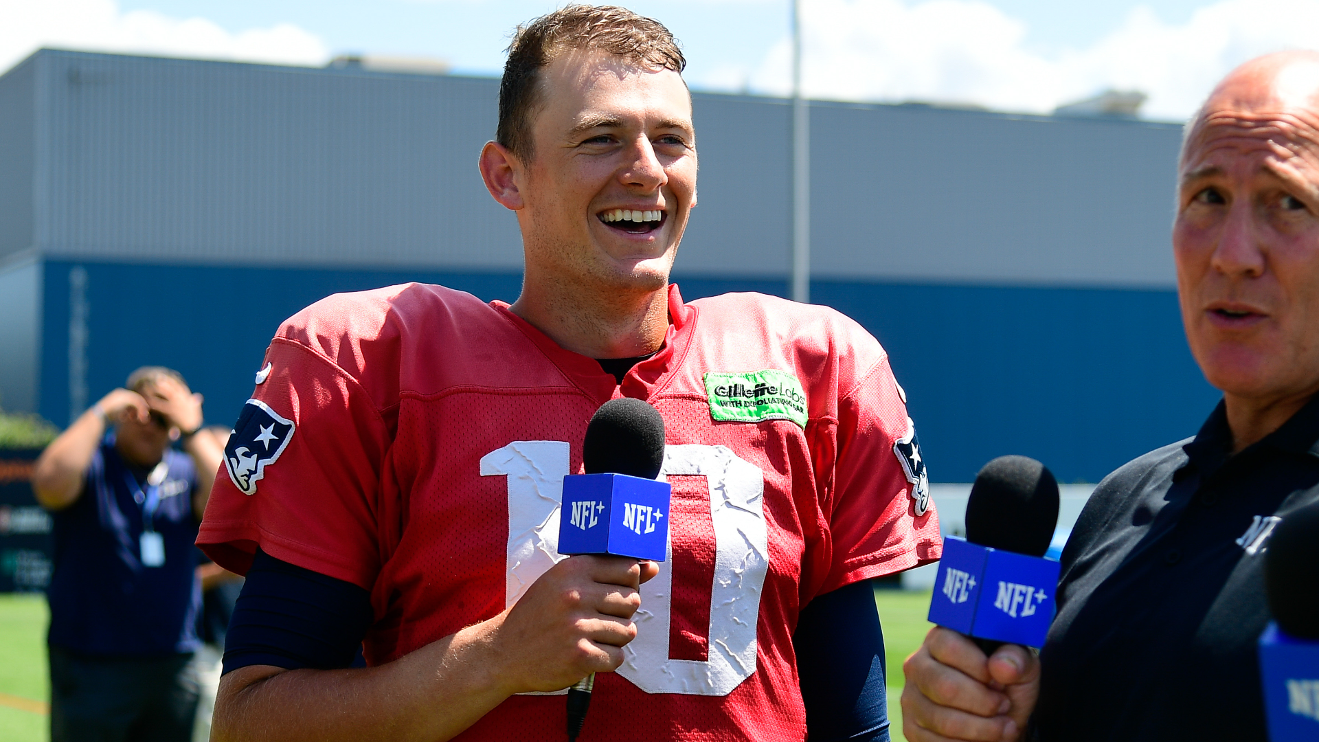New England Patriots quarterback Mac Jones