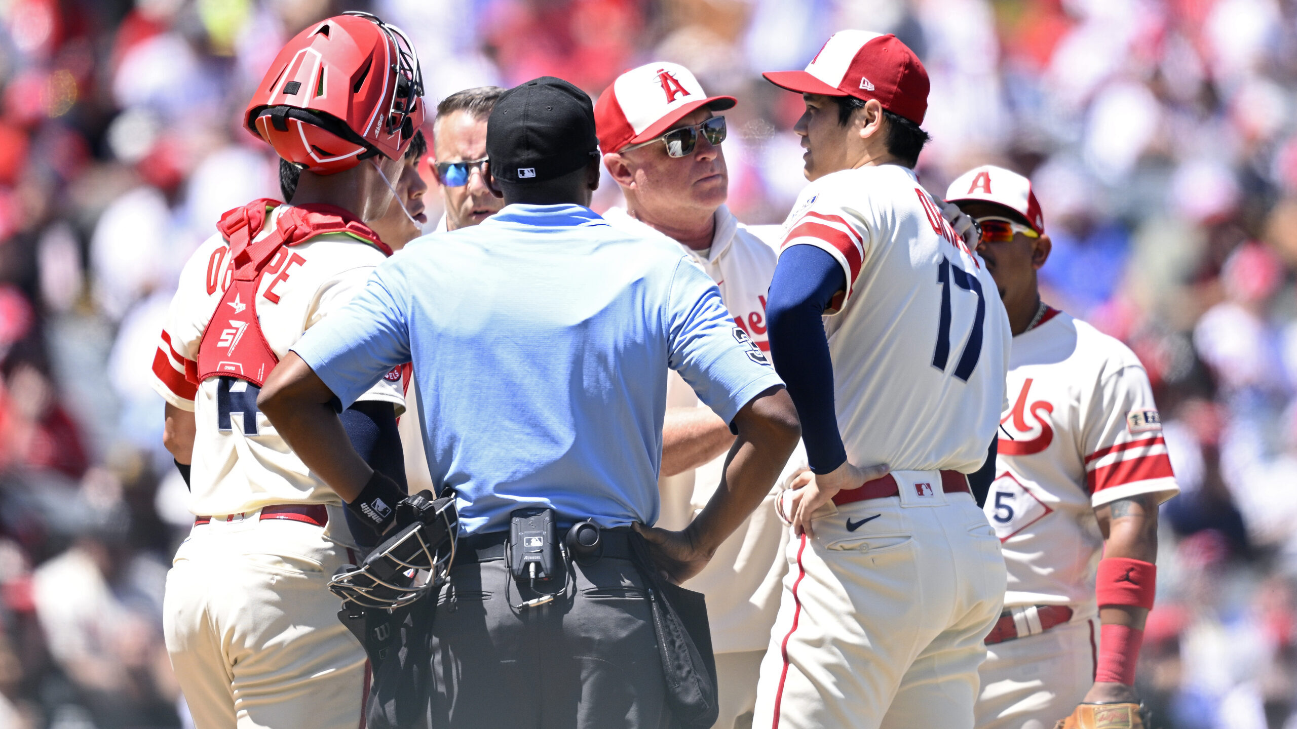 MLB: Game One-Cincinnati Reds at Los Angeles Angels