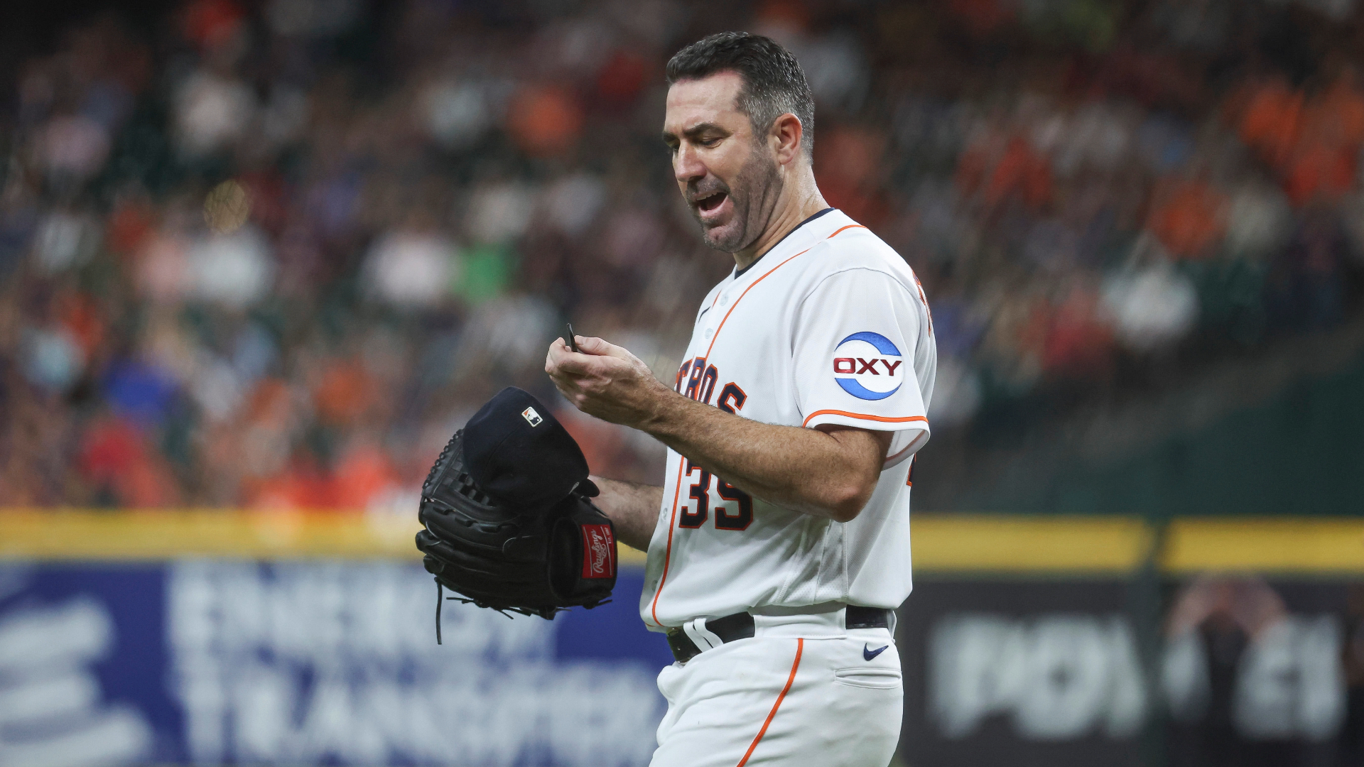 Houston Astros starting pitcher Justin Verlander