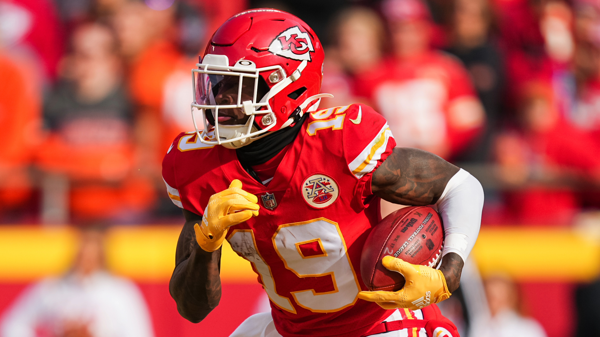 Kansas City Chiefs wide receiver Kadarius Toney
