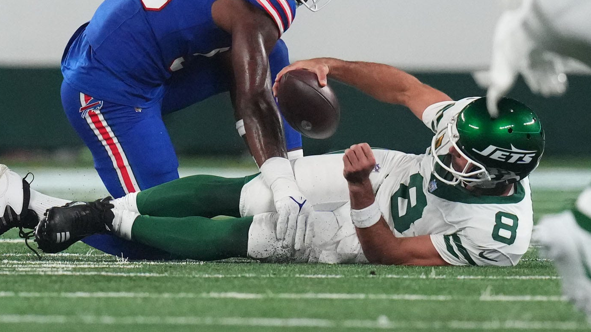 New York Jets quarterback Aaron Rodgers