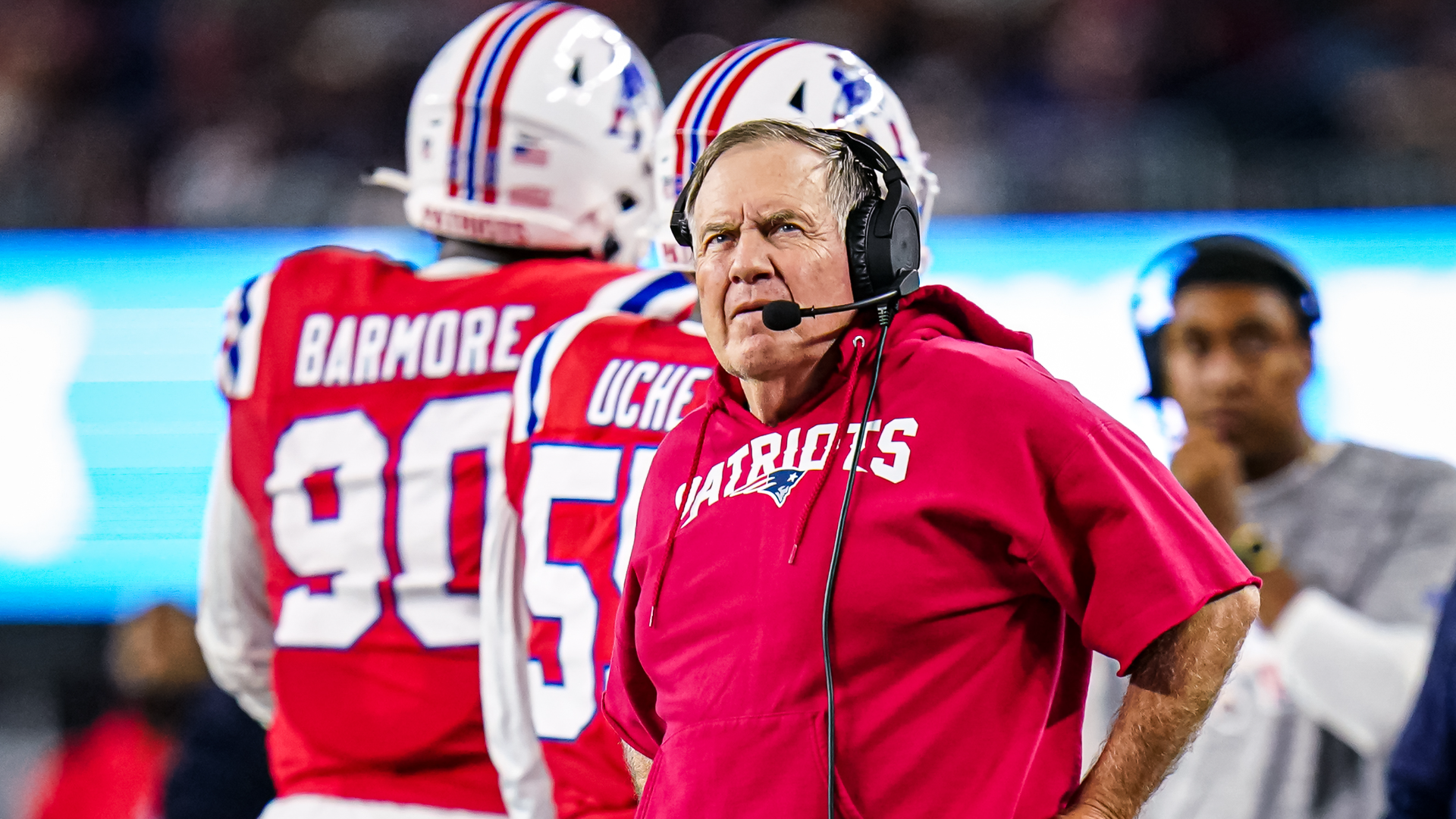 New England Patriots head coach Bill Belichick