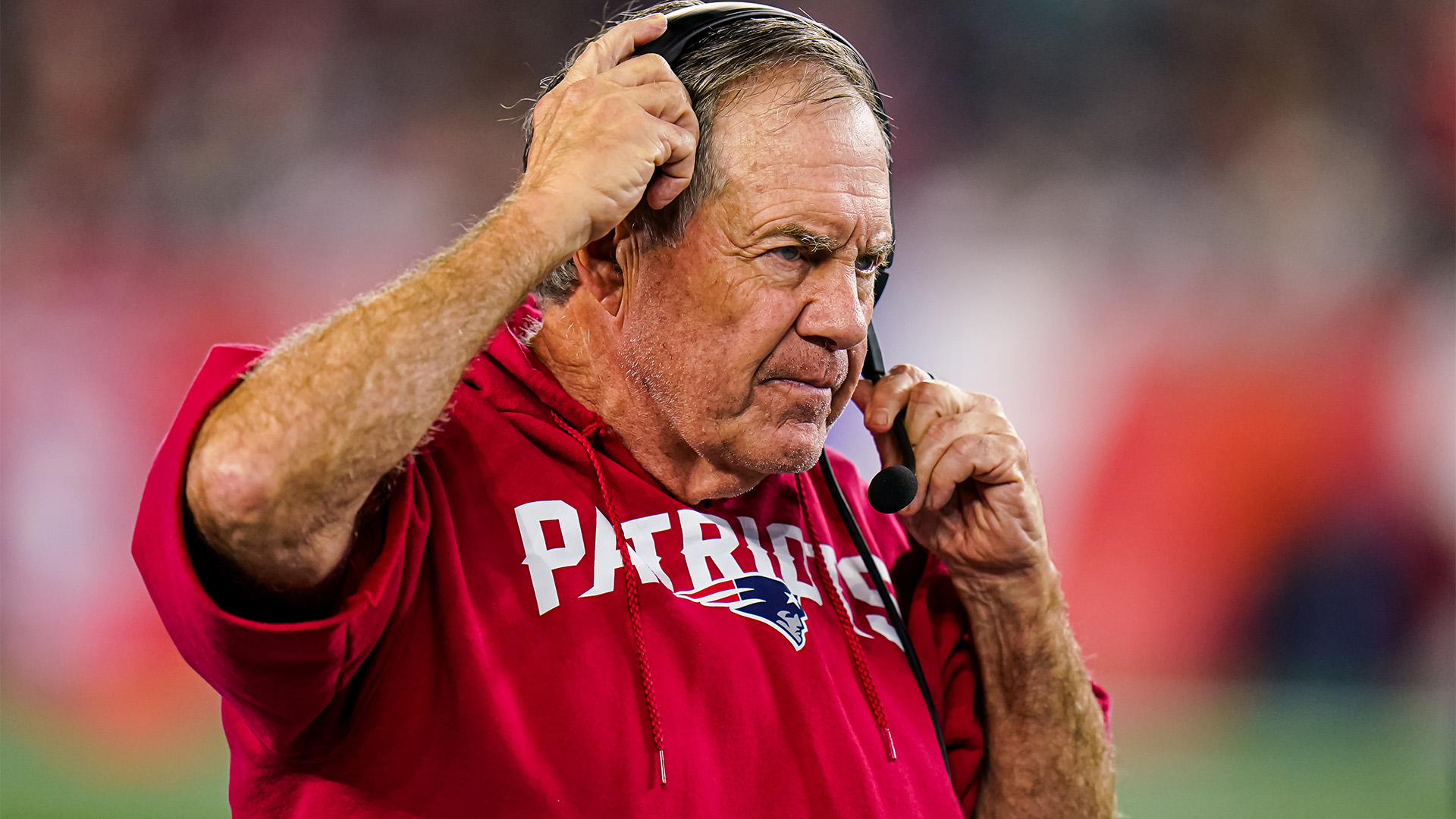 New England Patriots head coach Bill Belichick