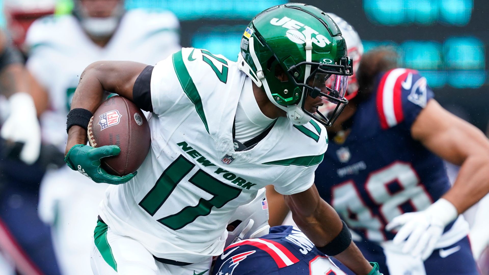 New York Jets wide receiver Garrett Wilson