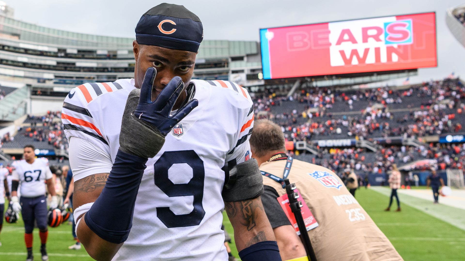 Chicago Bears safety Jaquan Brisker