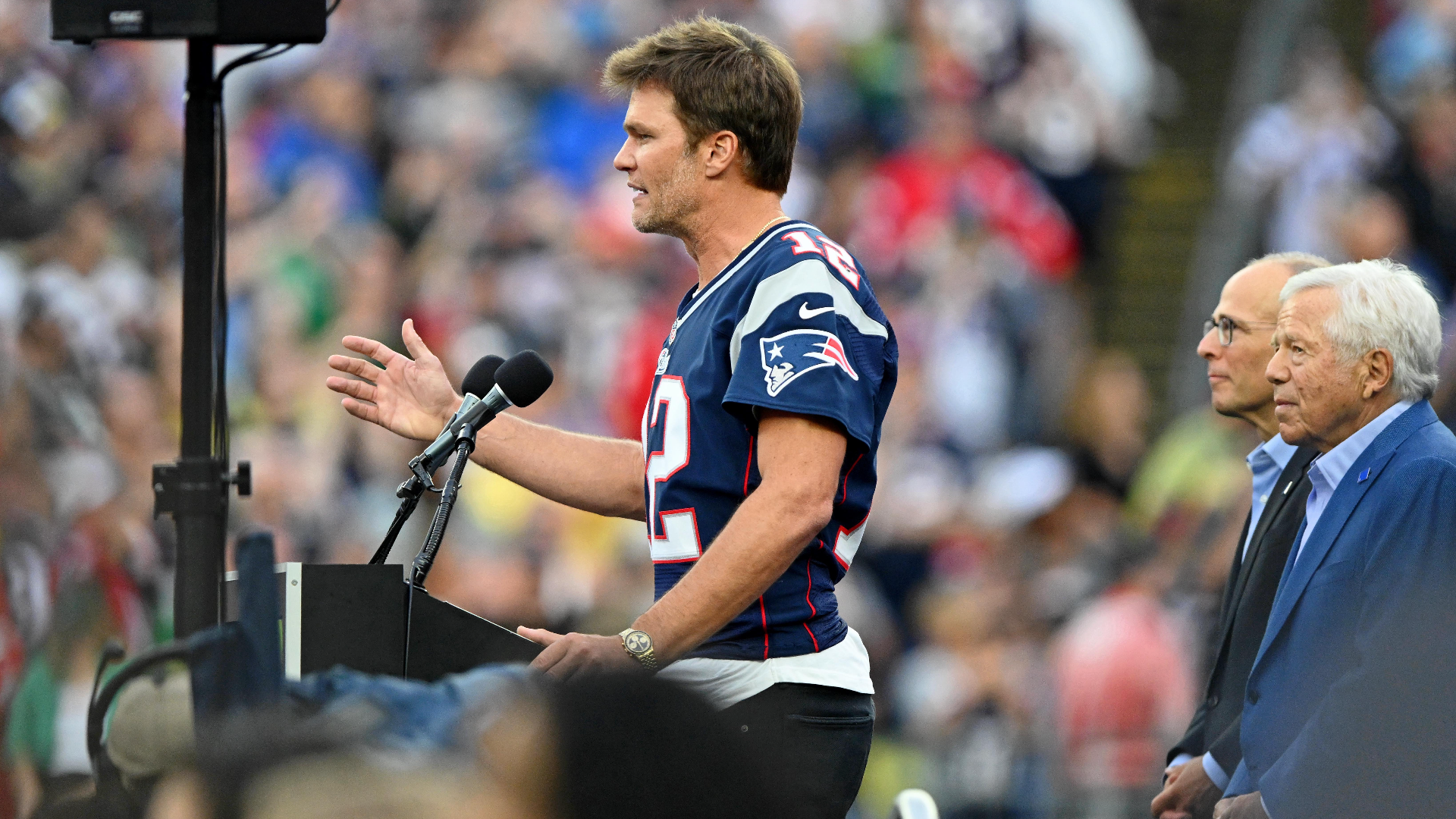Former NFL quarterback Tom Brady