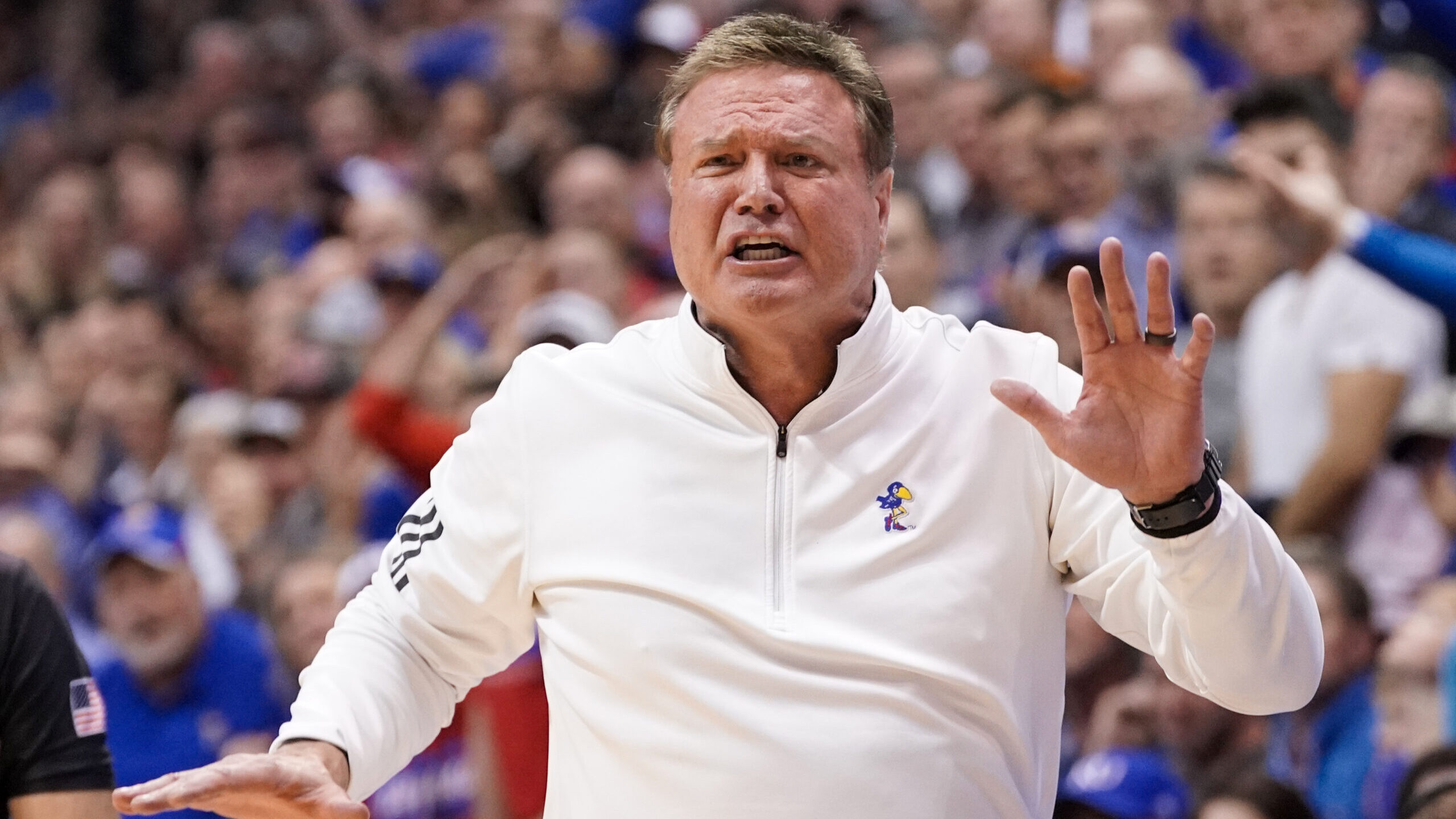 NCAA Basketball: Texas at Kansas