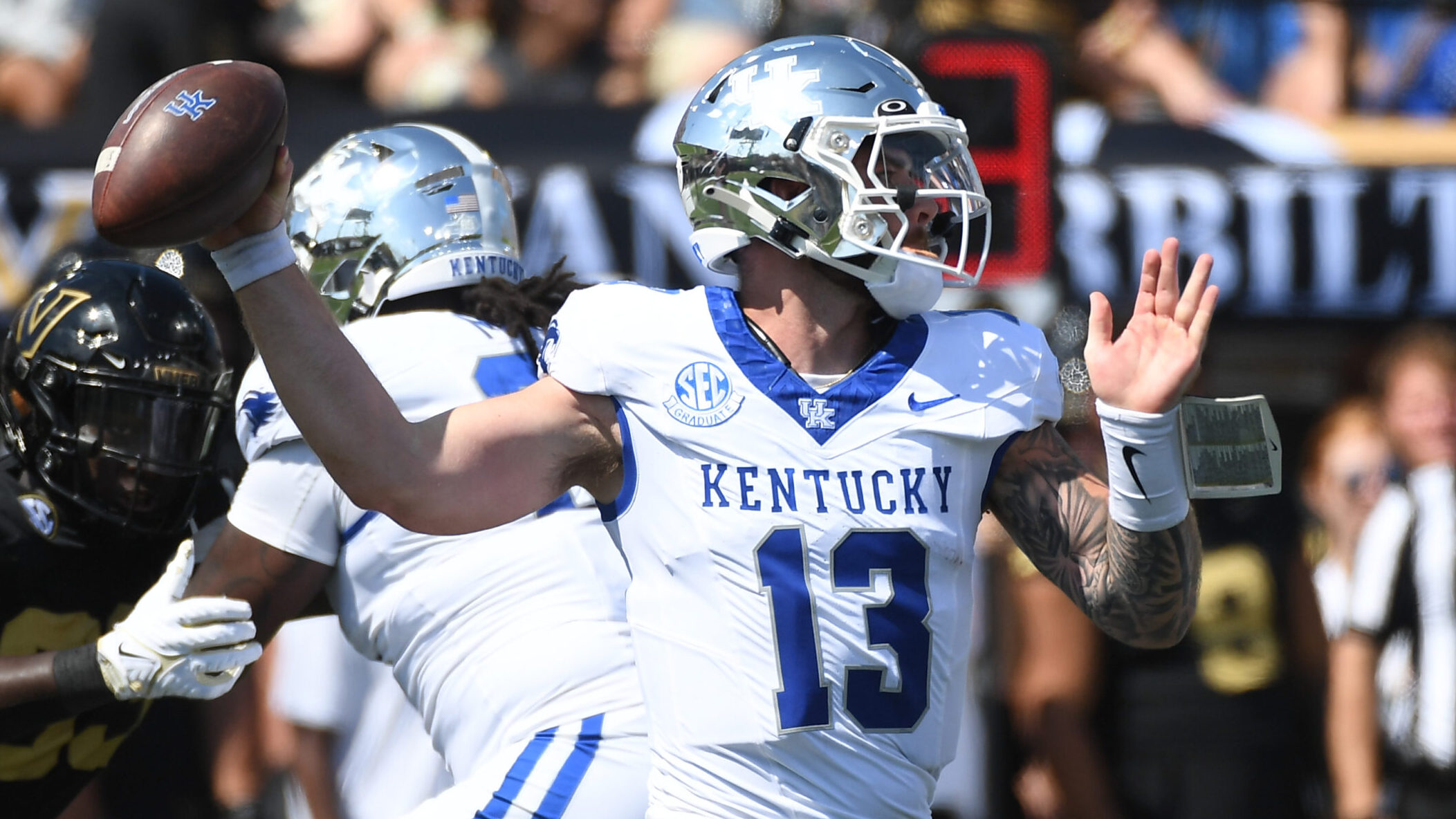NCAA Football: Kentucky at Vanderbilt
