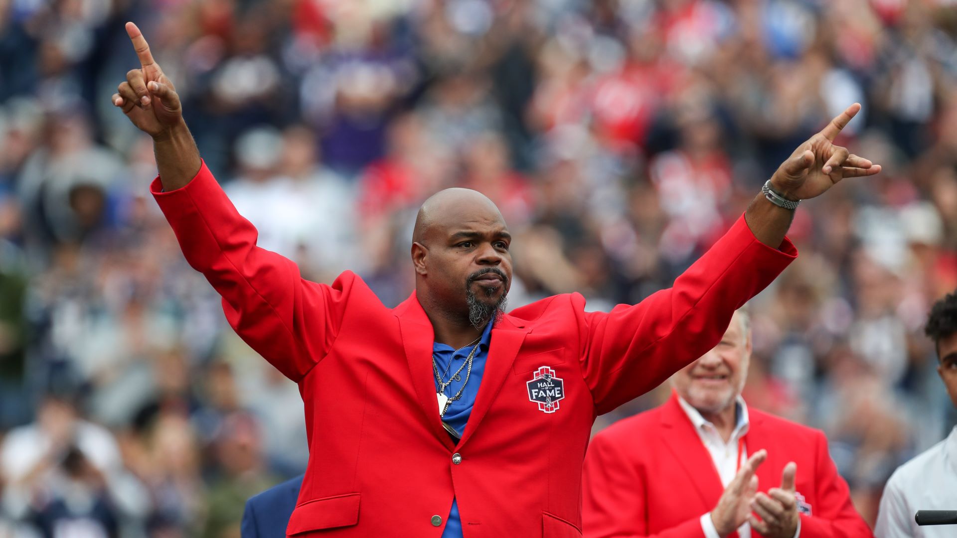 Retired New England Patriots defensive tackle Vince Wilfork