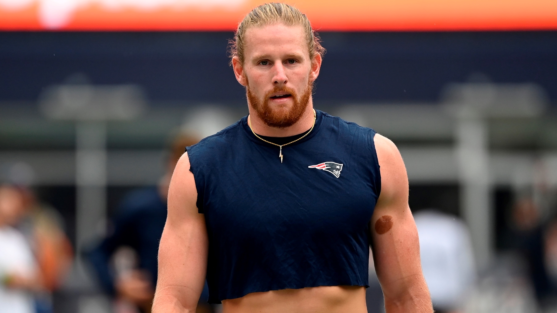 New England Patriots special teamer Brenden Schooler