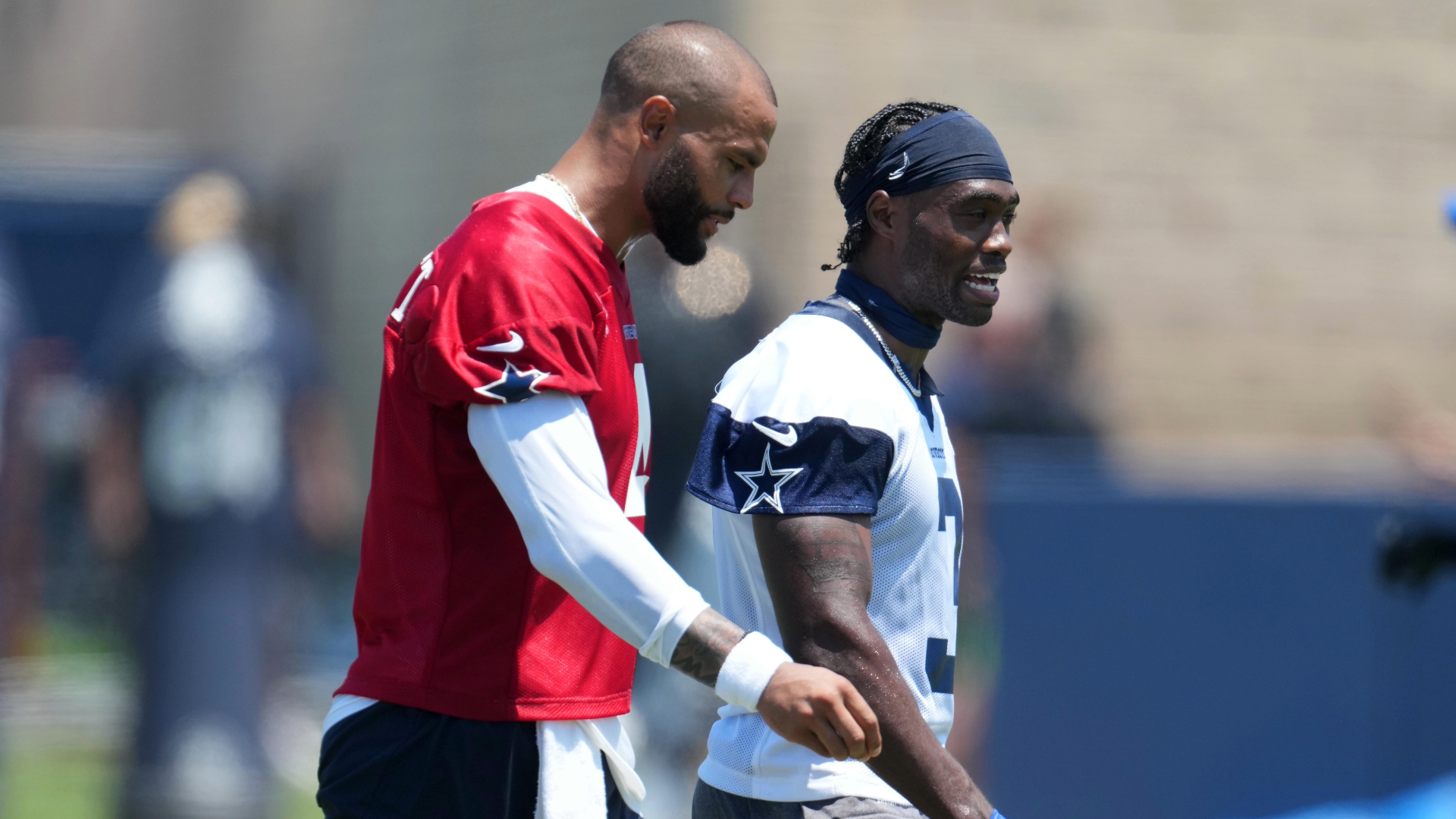 Dallas Cowboys quarterback Dak Prescott, and wide receiver Brandin Cook