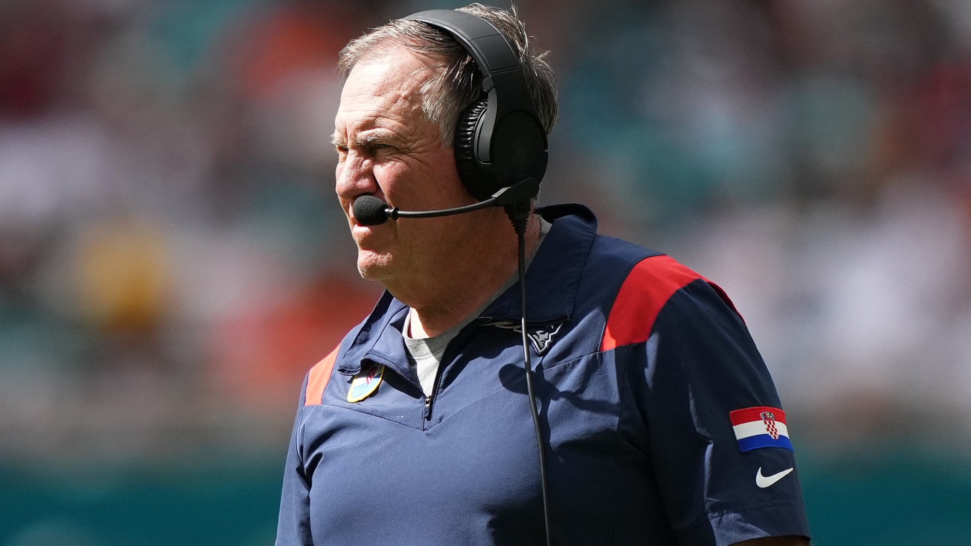 New England Patriots head coach Bill Belichick