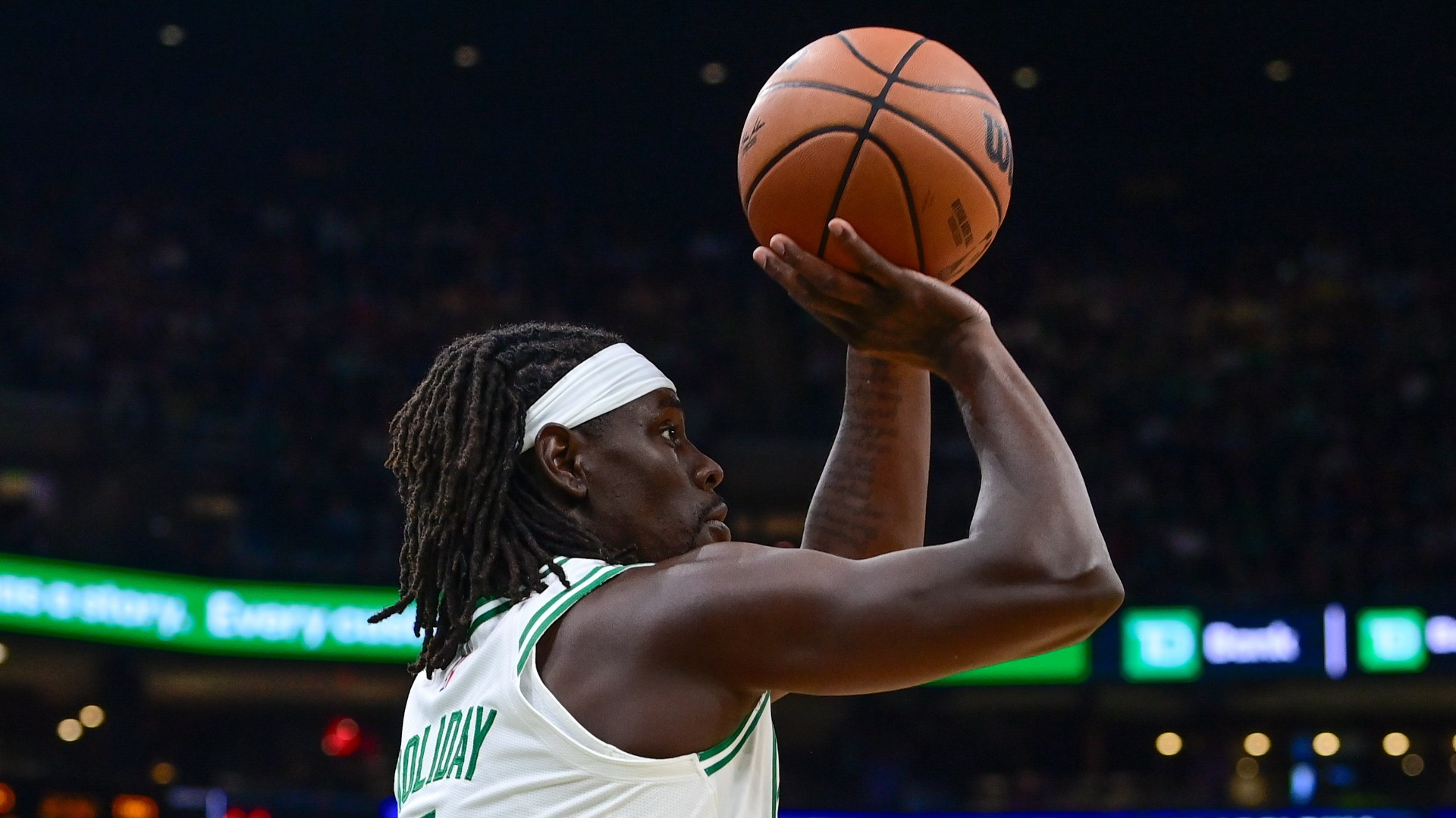 Boston Celtics guard Jrue Holiday