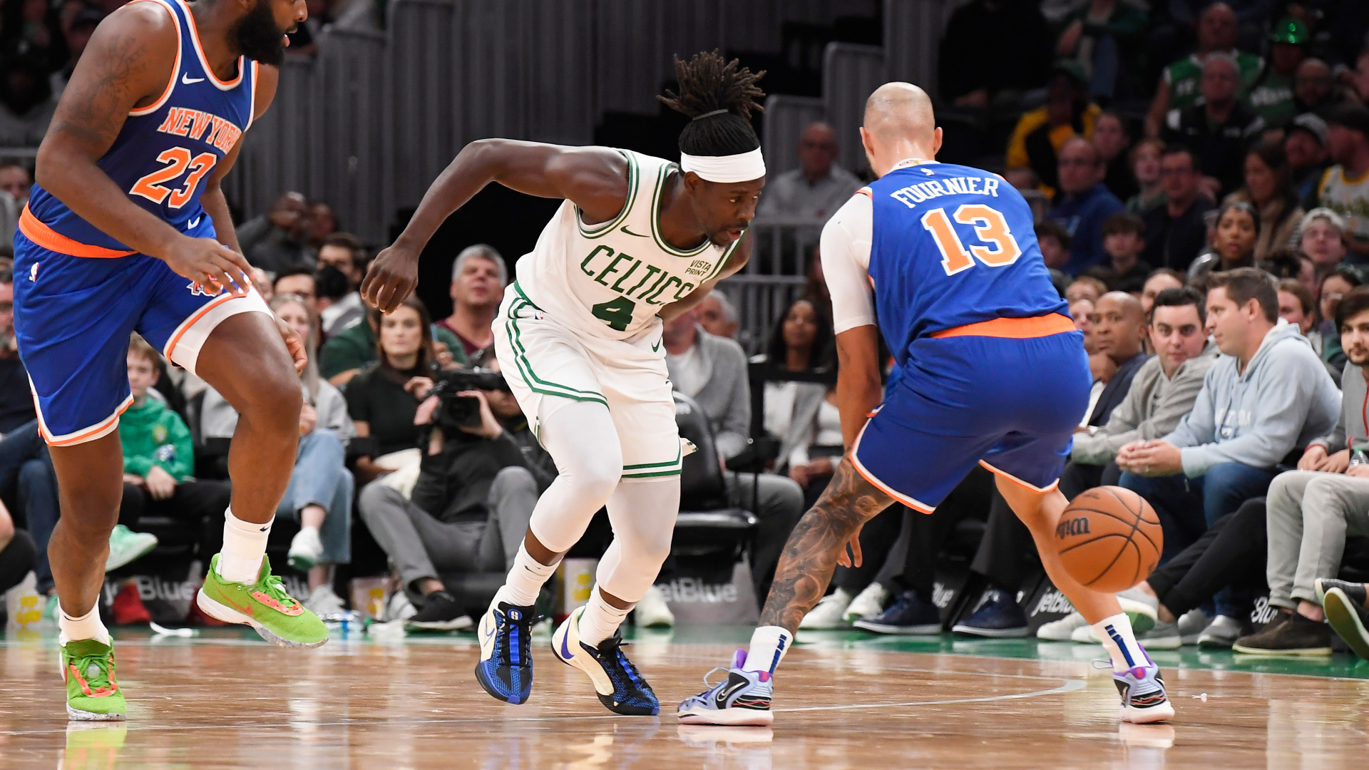 Boston Celtics guard Jrue Holiday