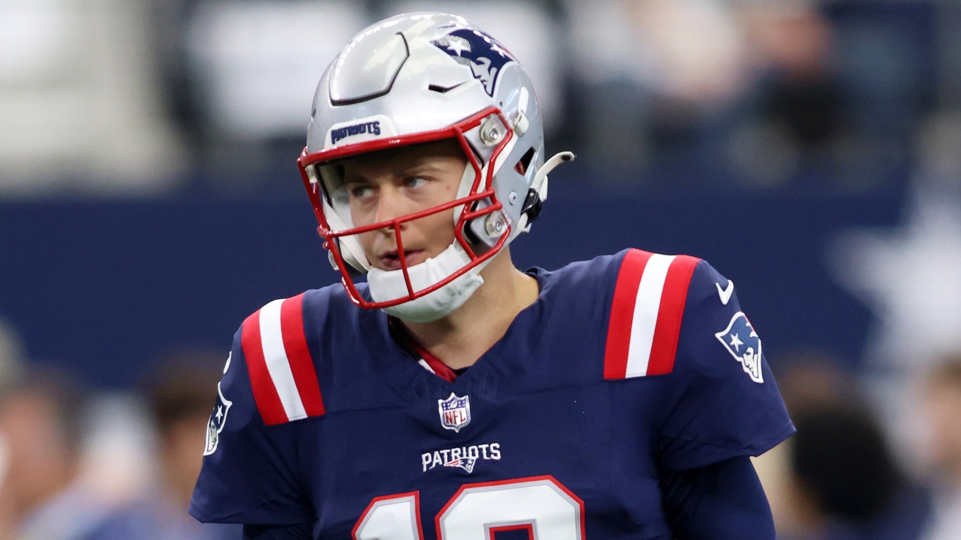 New England Patriots quarterback Mac Jones