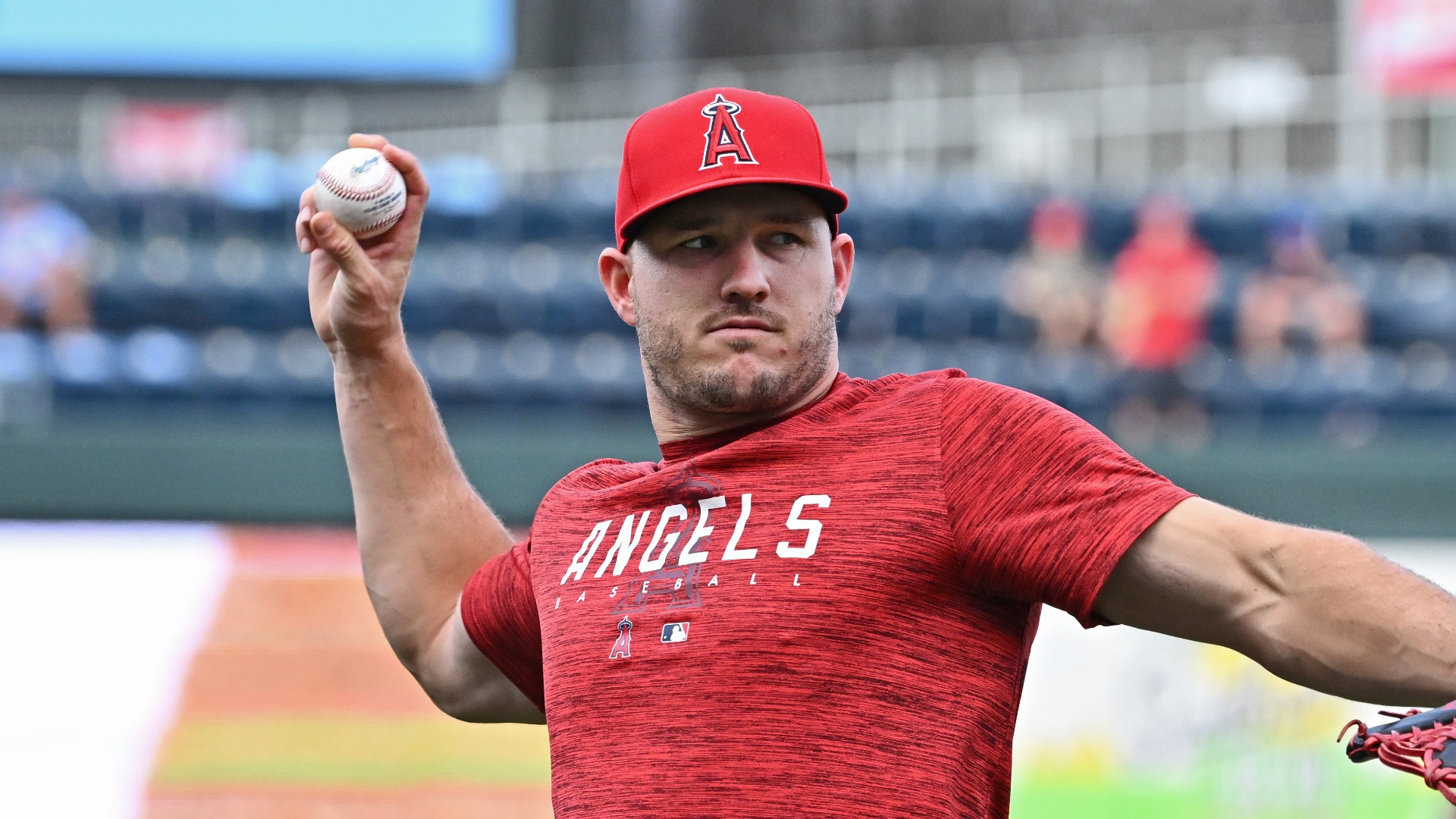 Los Angeles Angels center fielder Mike Trout