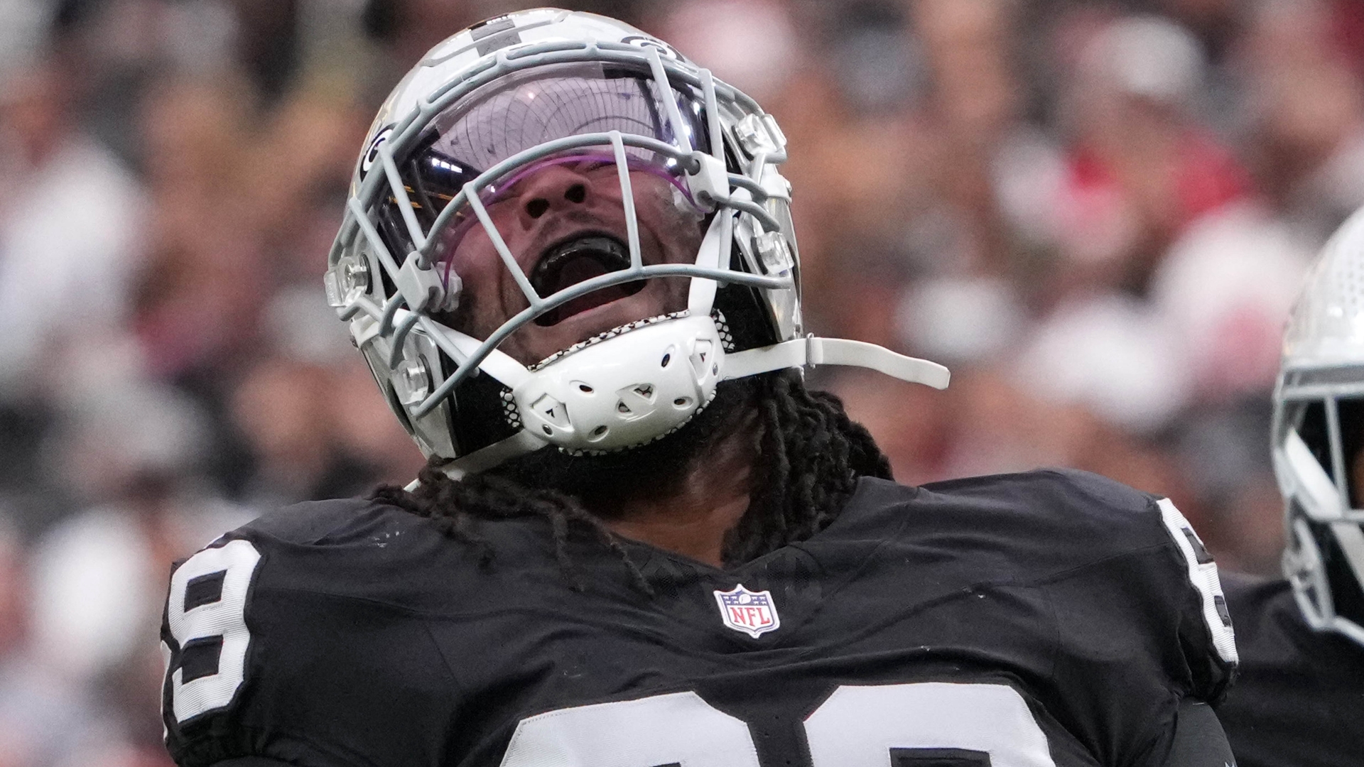 Las Vegas Raiders defensive tackle Adam Butler