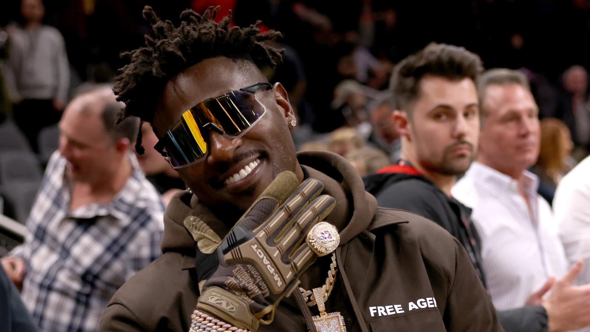 Former New England Patriots wide receiver Antonio Brown