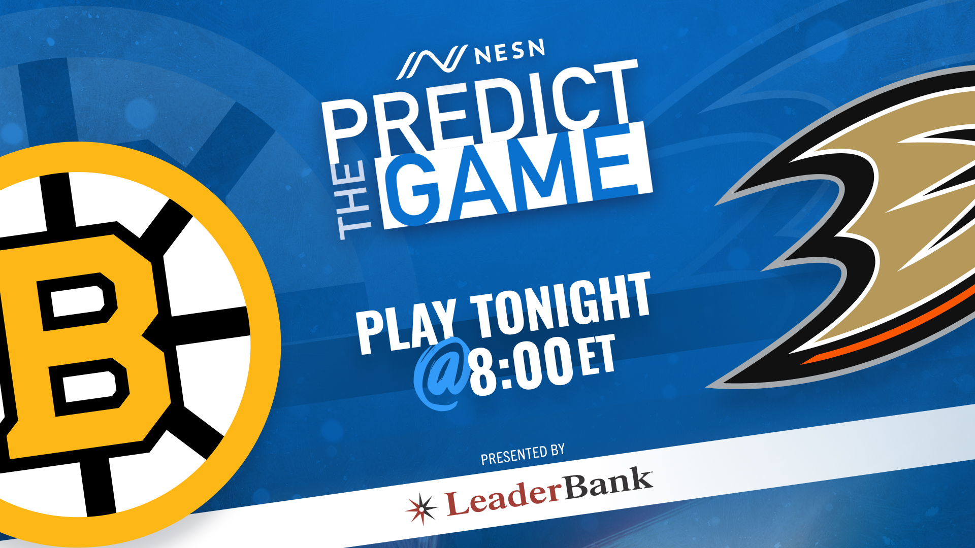 Boston Bruins-Anaheim Ducks Predict the Game
