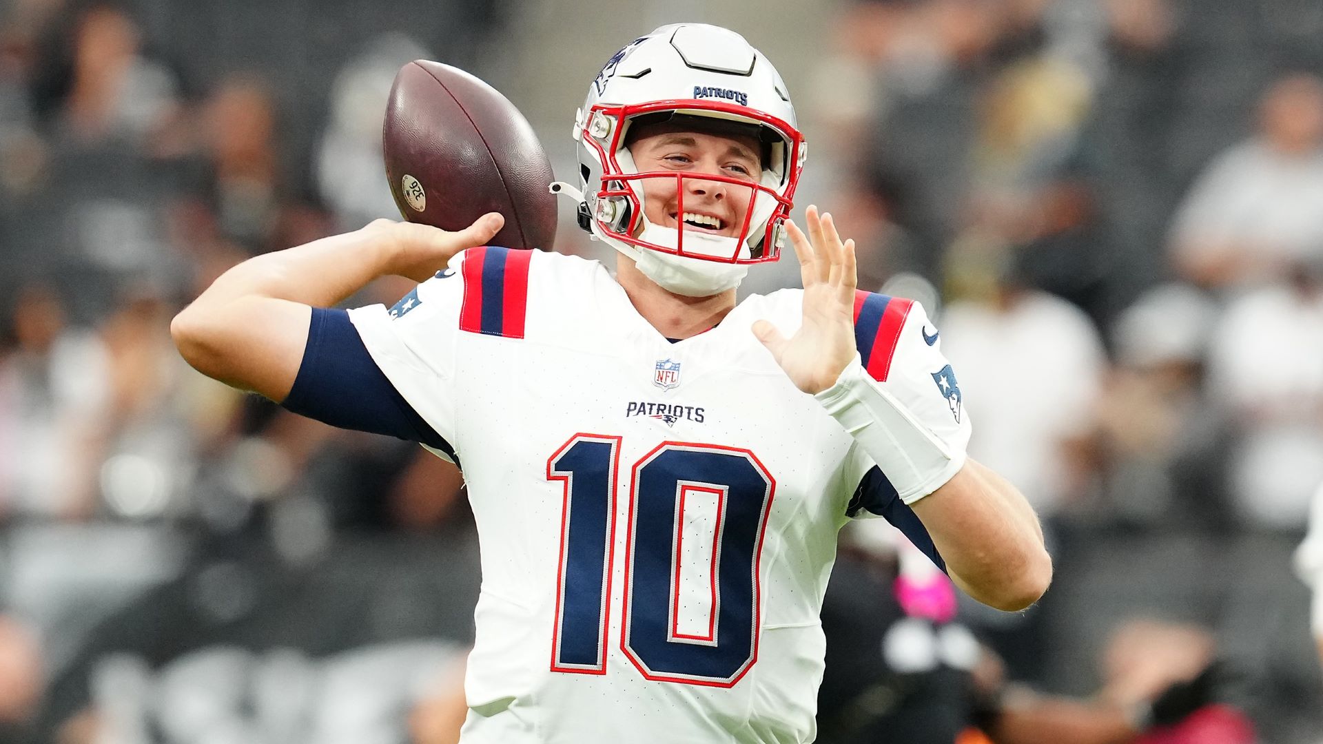 New England Patriots quarterback Mac Jones