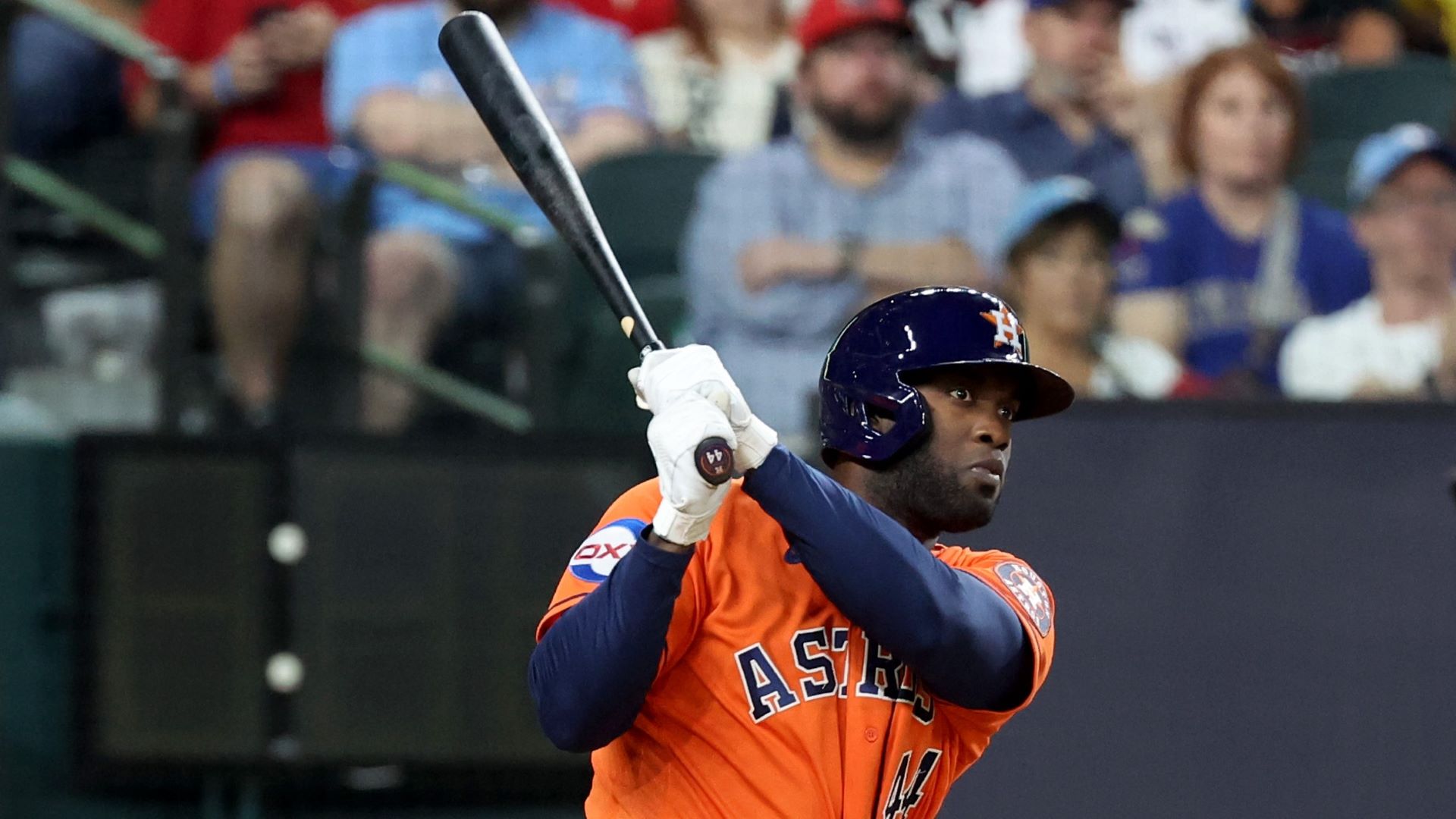 Houston Astros outfielder Yordan Alvarez