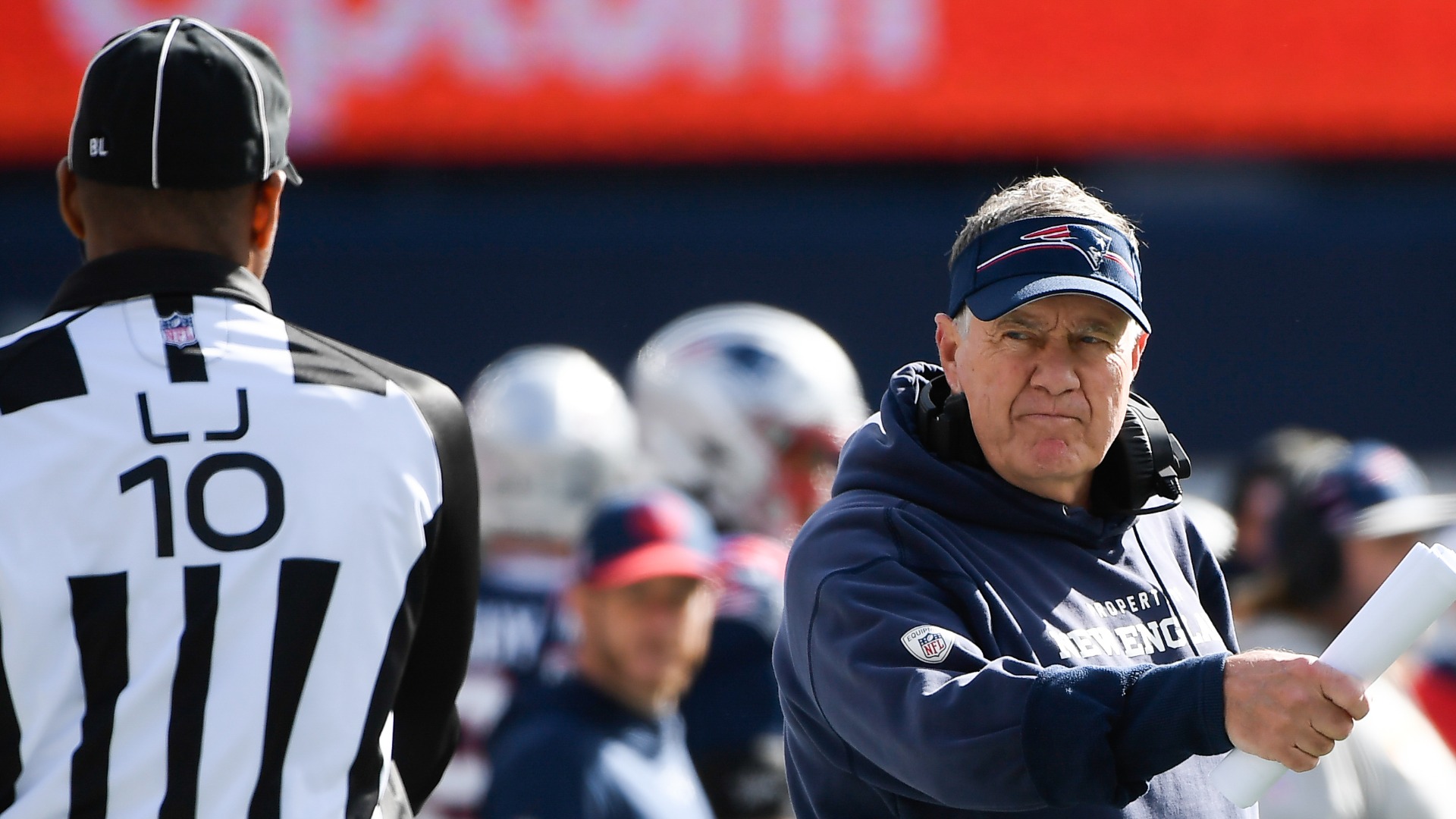 New England Patriots head coach Bill Belichick
