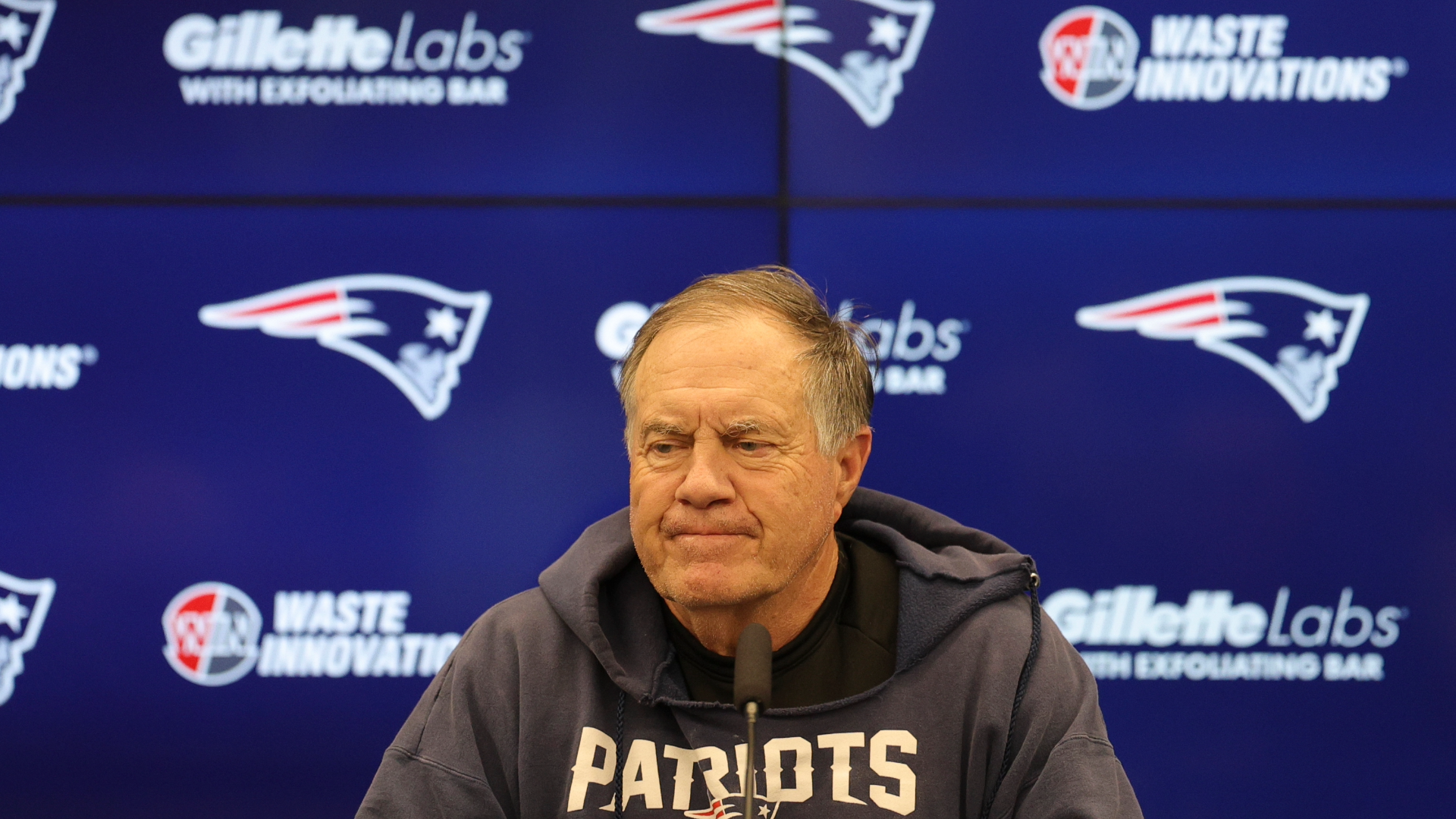 New England Patriots head coach Bill Belichick
